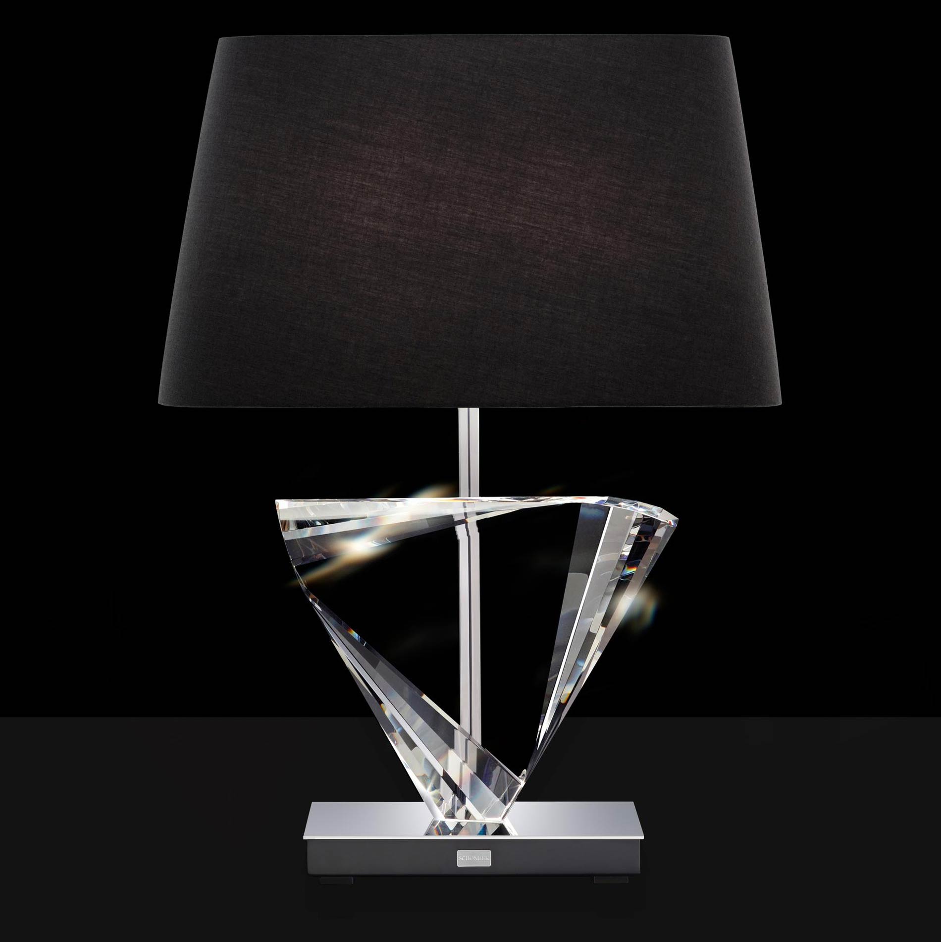 Boutique Triangle Table Lamp By Schonbek Bl200n 401o2