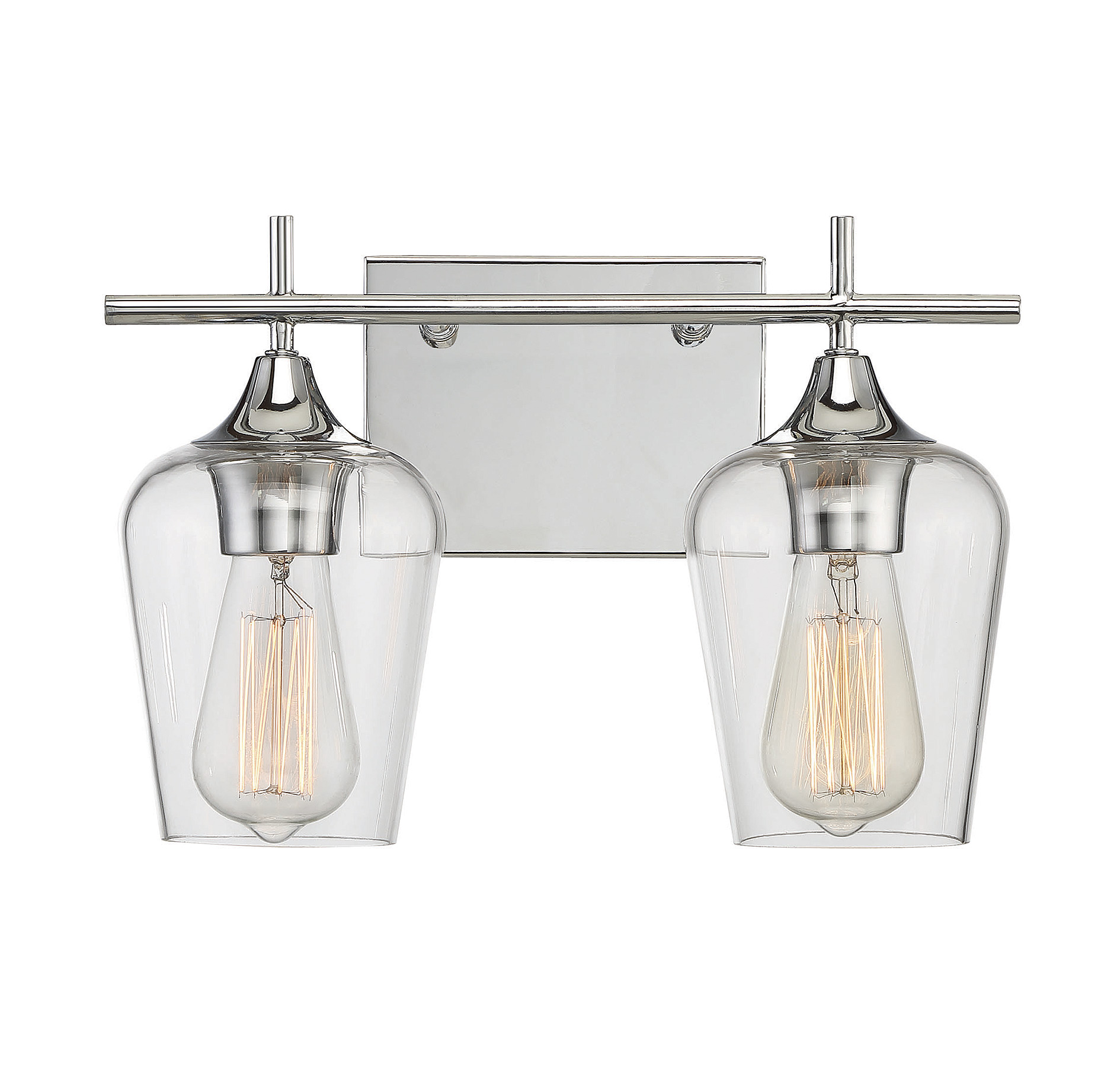 Sea Gull Lighting Center Stage 24 In W 4 Light Chrome Vanity Bar