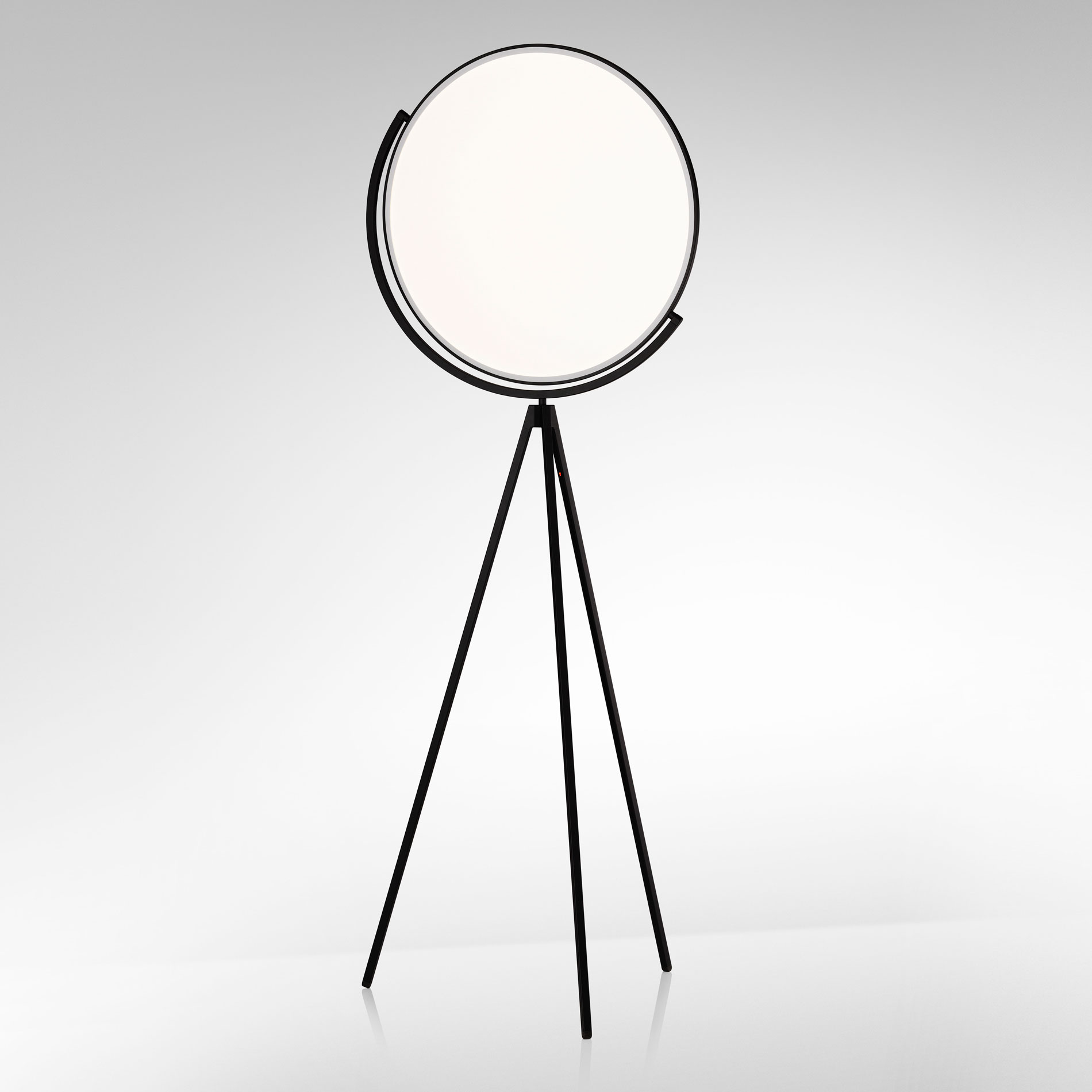 Flos Superloon Floor Lamp Black