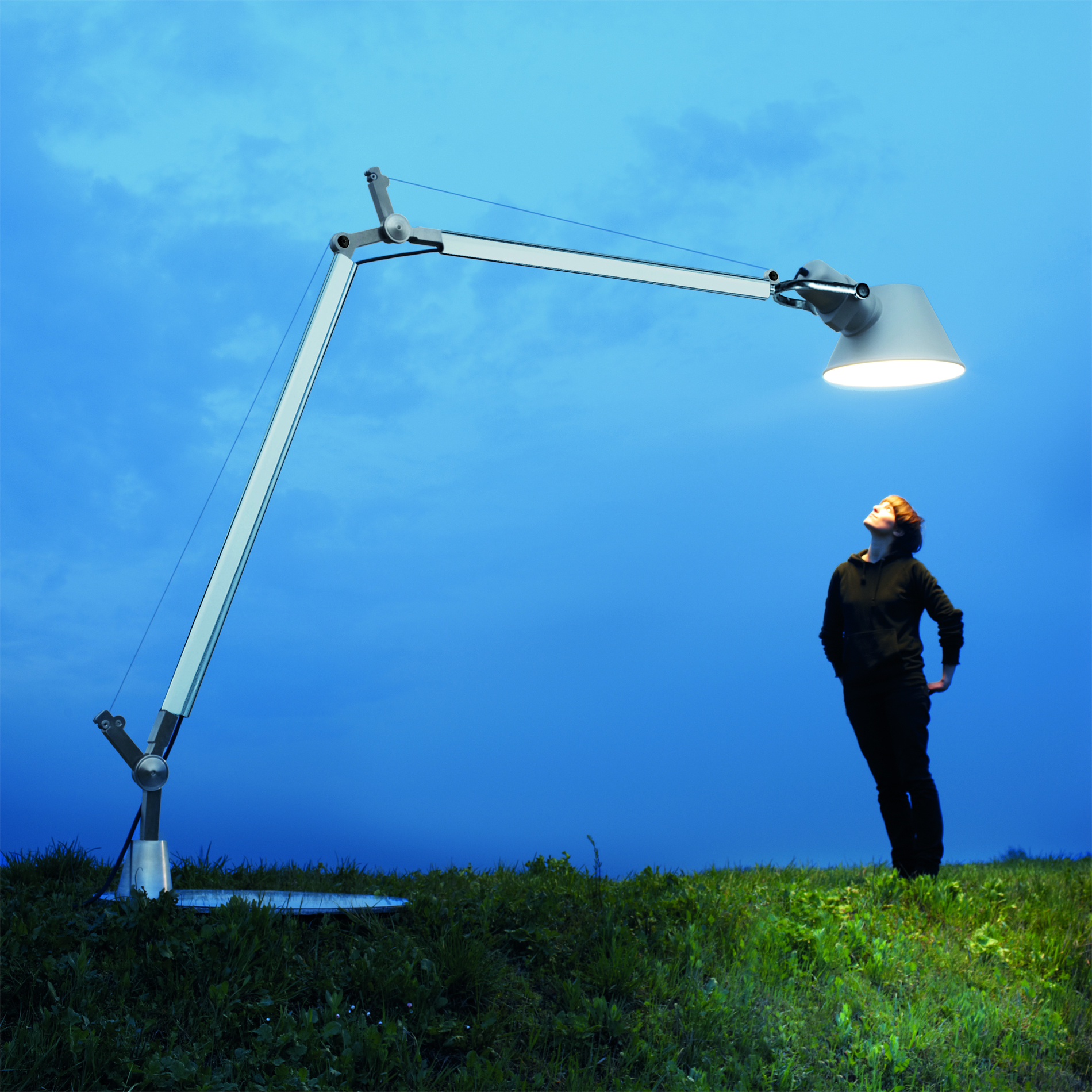 Tolomeo L Outdoor Floor Lamp With Base By Artemide 1532055a
