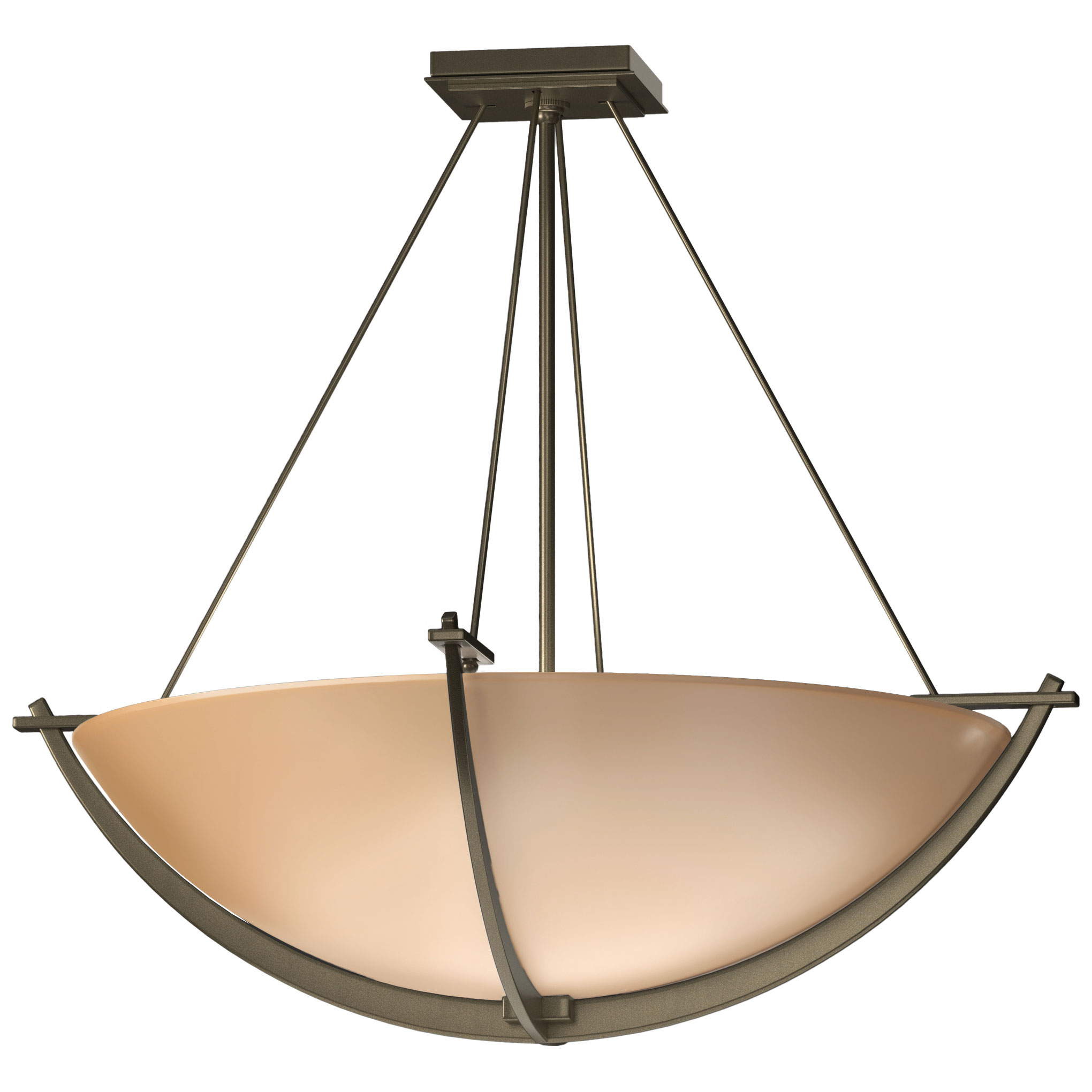 Compass Rally Ceiling Light Compass Semi Flush Ceiling Light by Hubbardton Forge | 124560-1015 ...