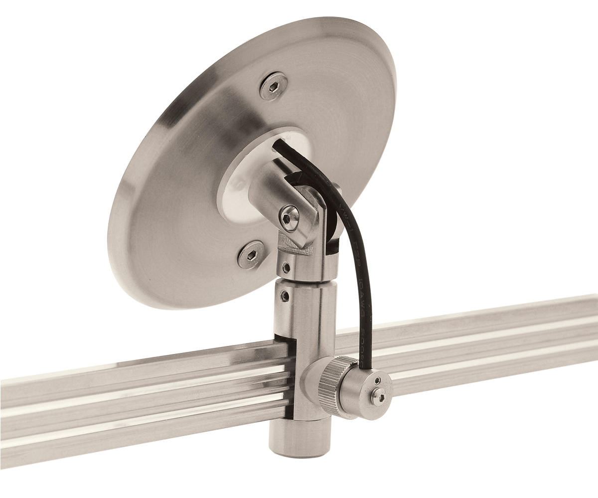 Monorail 2 Circuit Sloped Ceiling Single Feed Canopy By Pureedge Lighting M2p 4rd Sl48 Sn