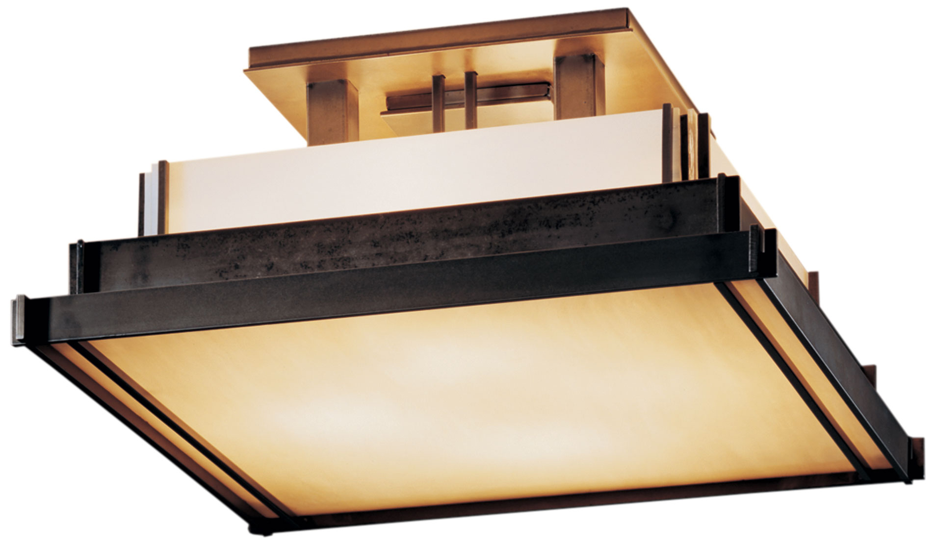 Steppe Small Semi Flush Ceiling Light By Hubbardton Forge 123705
