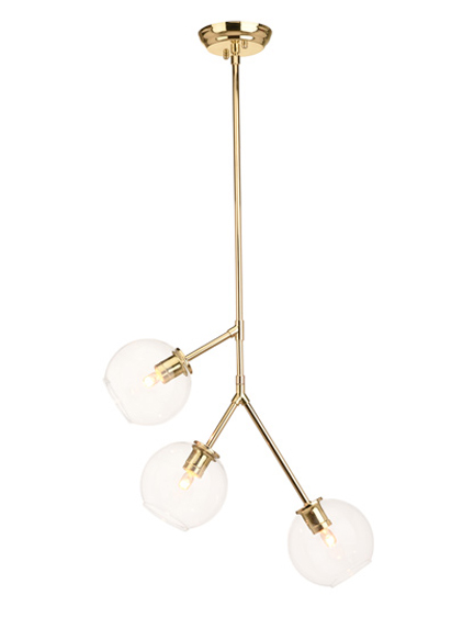 Atom 3 Light Pendant By Nuevo Living Hgra506 Atom 3 Light Pendant By Nuevo Living Hgra506