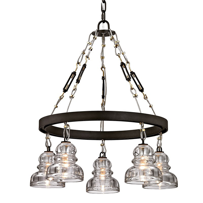 Menlo Park Chandelier By Troy Lighting F6055 Menlo Park Chandelier Image