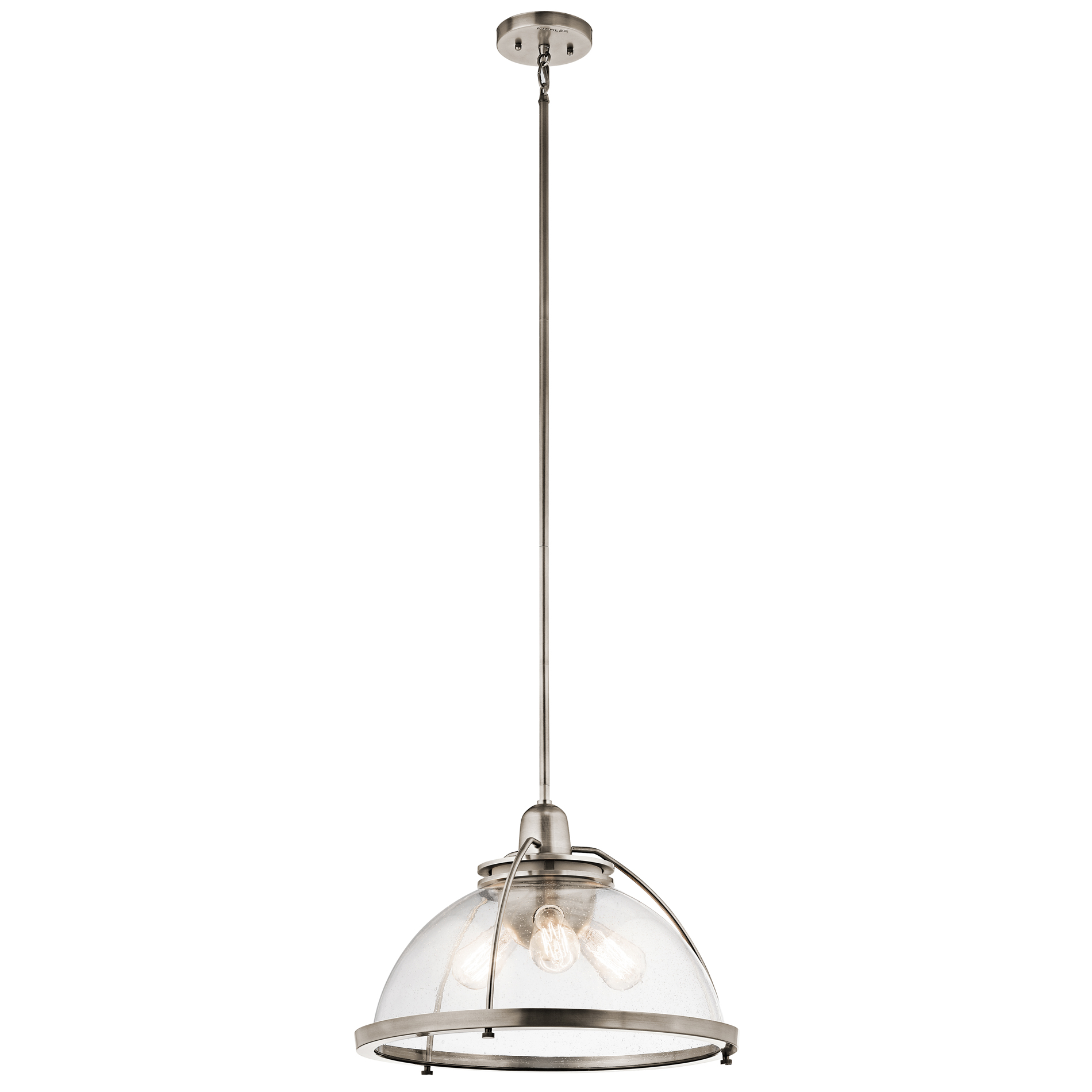 Silberne 3 Light Pendant By Kichler 43739clp Silberne 3 Light Pendant By Kichler