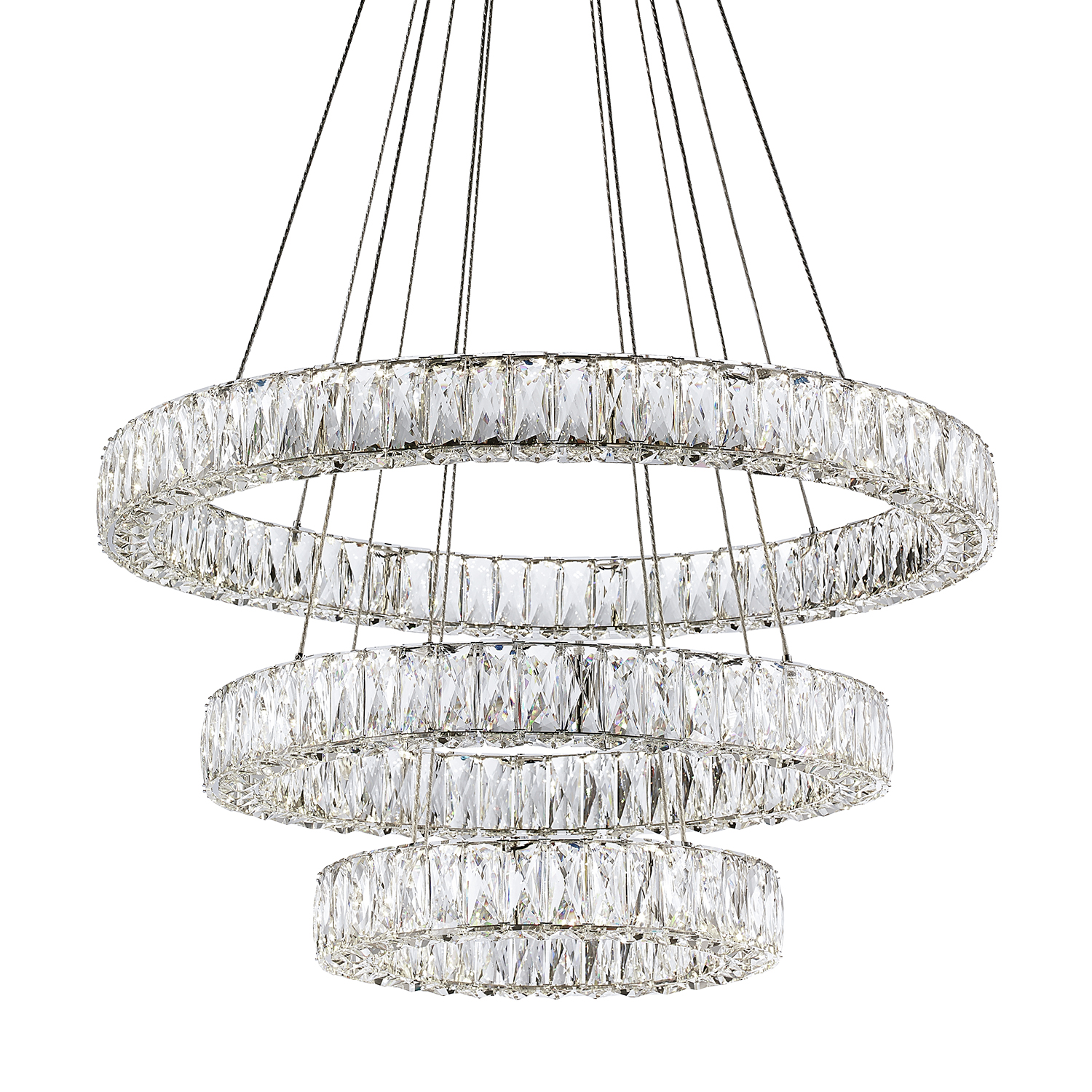 Solaris Three Ring Chandelier By Kuzco Lighting Ch7874