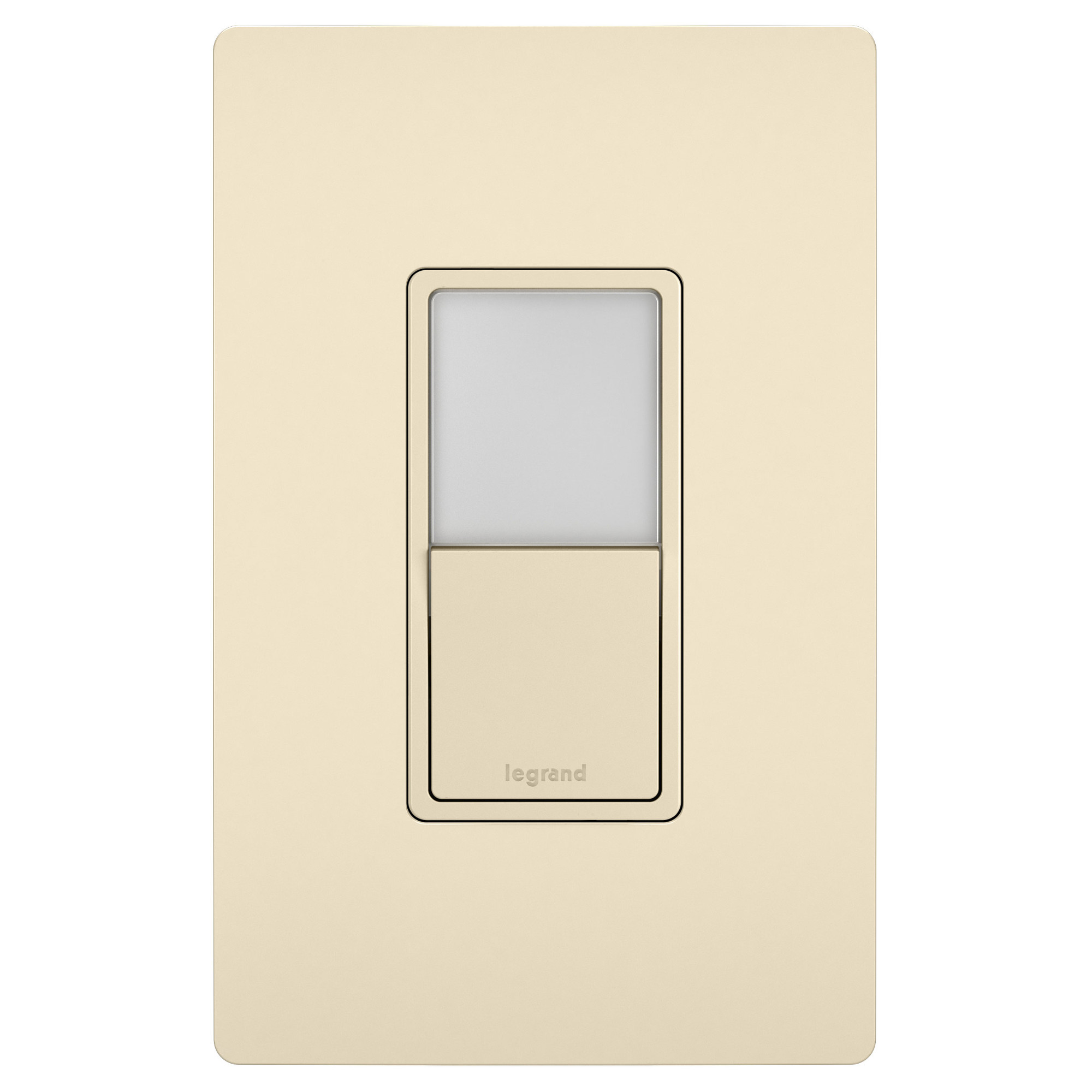 Radiant Single Pole 3 Way Switch with Night Light Light Almond