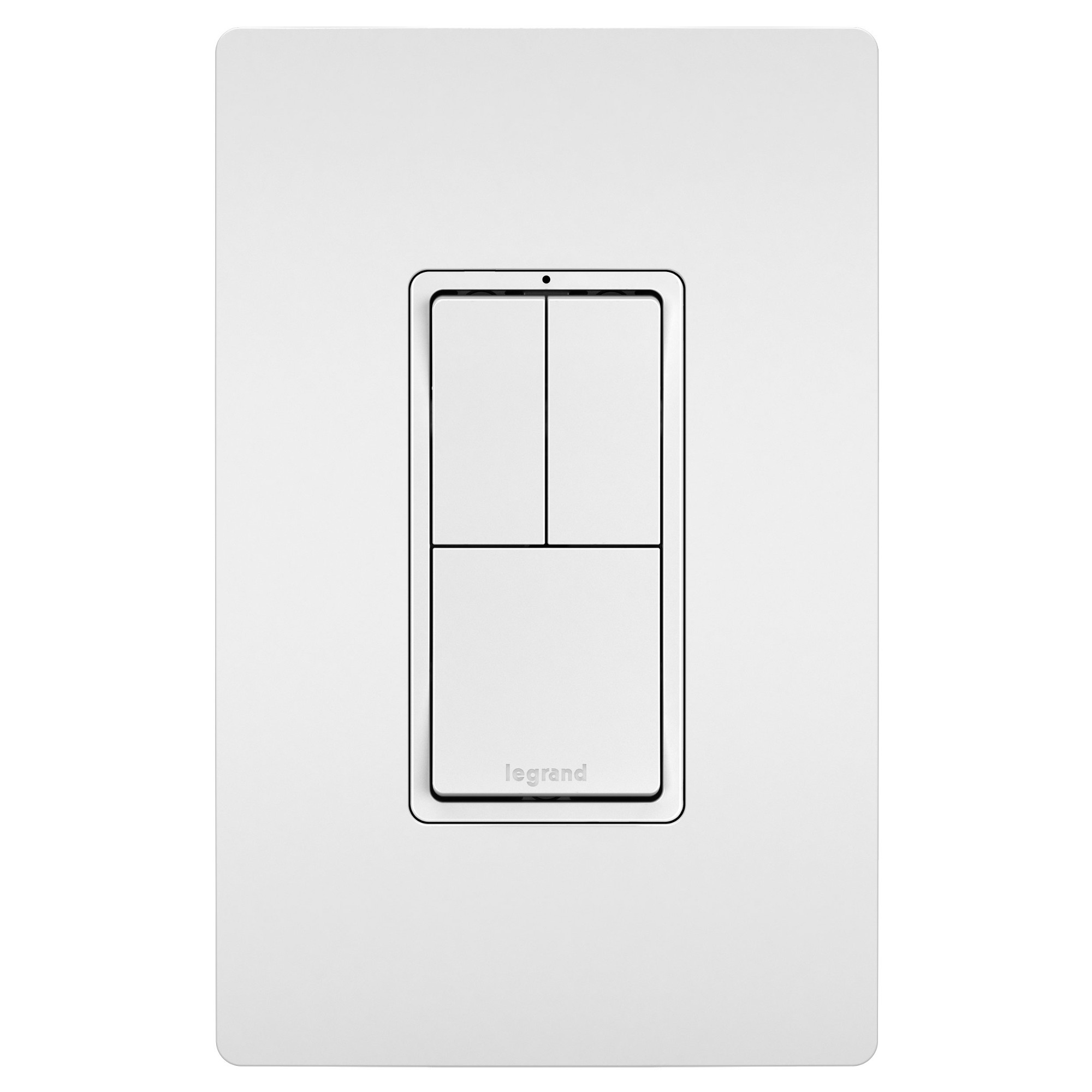 3 Module With Single And 3 Way Switches By Legrand Radiant Rcd113w