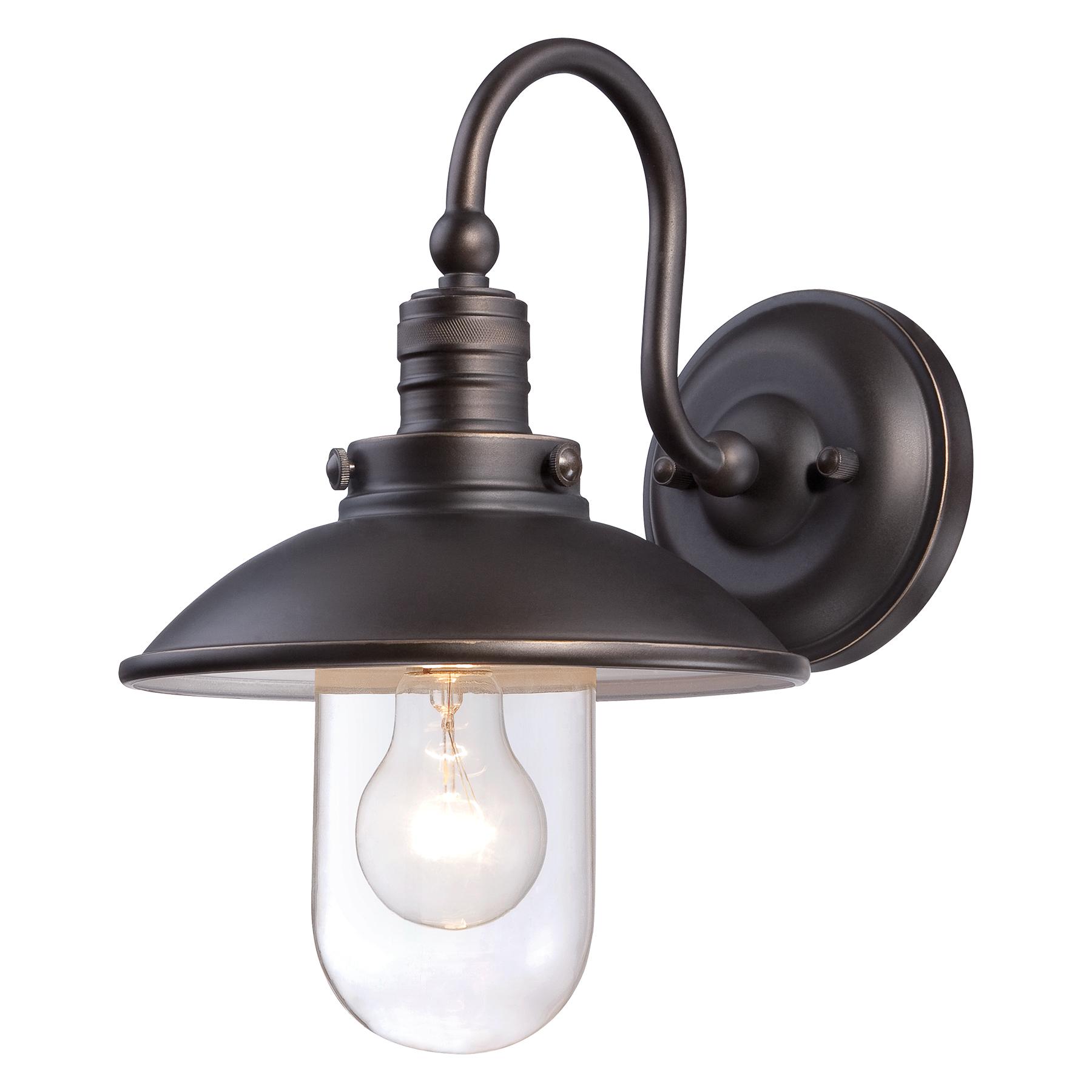 Minka Lavery Downtown Edison 1 Light Wall Mount Oil Rubbed Bronze, image size:1800x1800