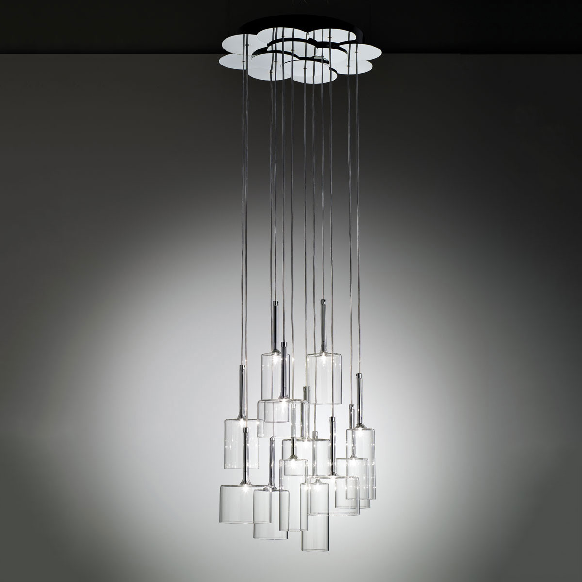 Spillray Multi Light Pendant By Axo Usspil12cscr12v