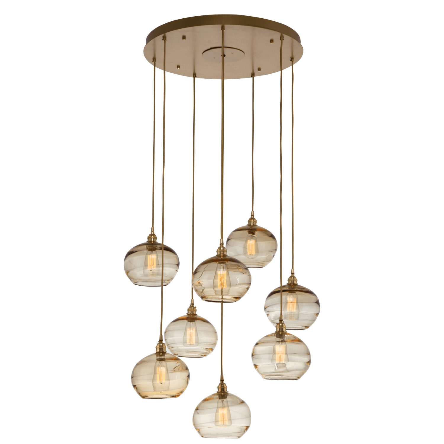 Coppa Round Waterfall Pendant By Hammerton Studio Chb0036 08 Gb Oa Coppa Round Waterfall Pendant By Hammerton Studio