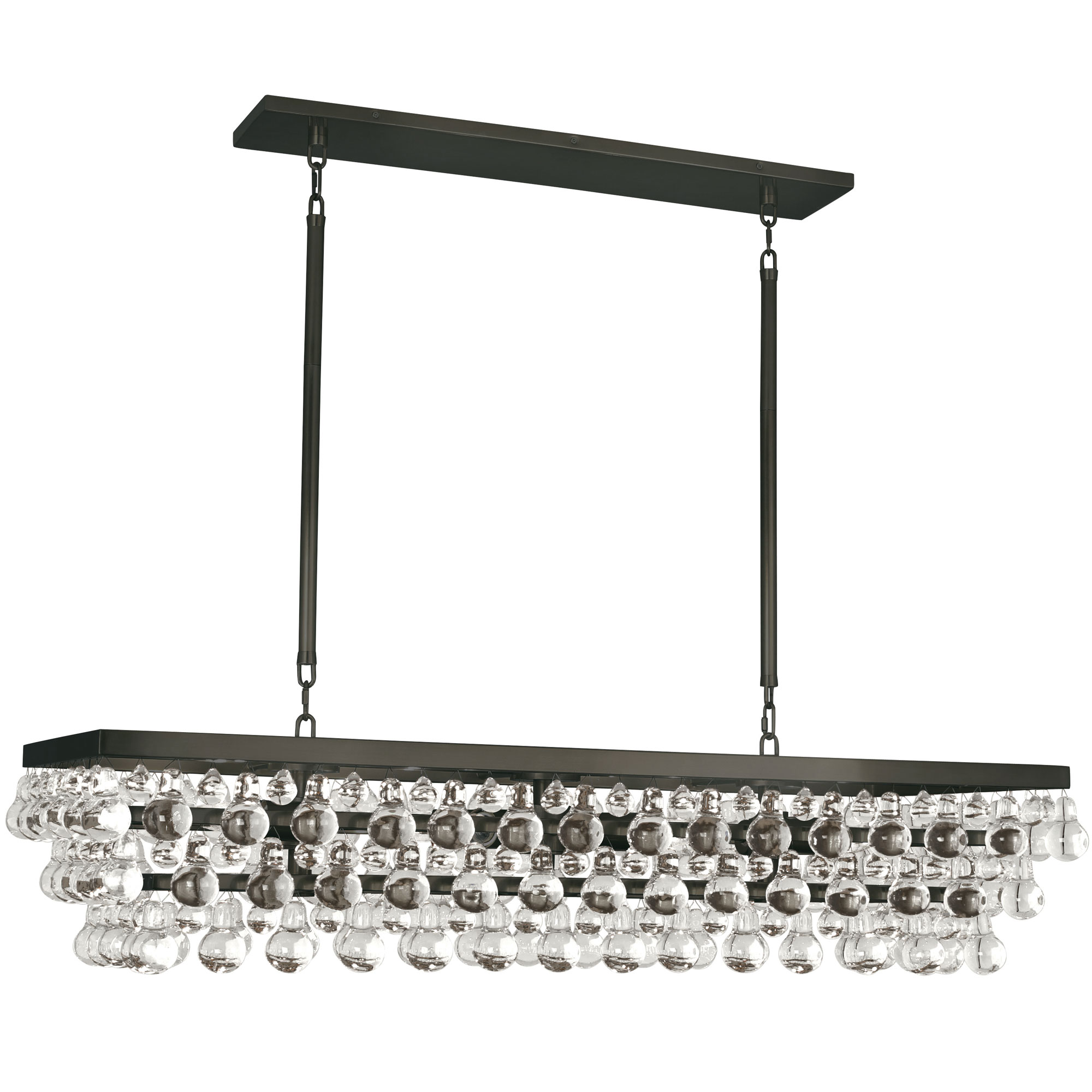 Bling Rectangular Chandelier By Robert Abbey Ra Z1008