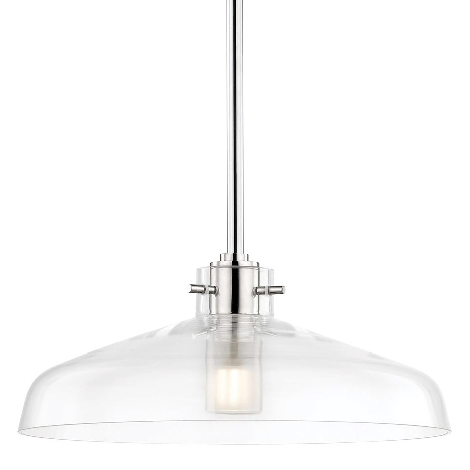 Nemo Clear Glass Pendant by Mitzi H128701APN