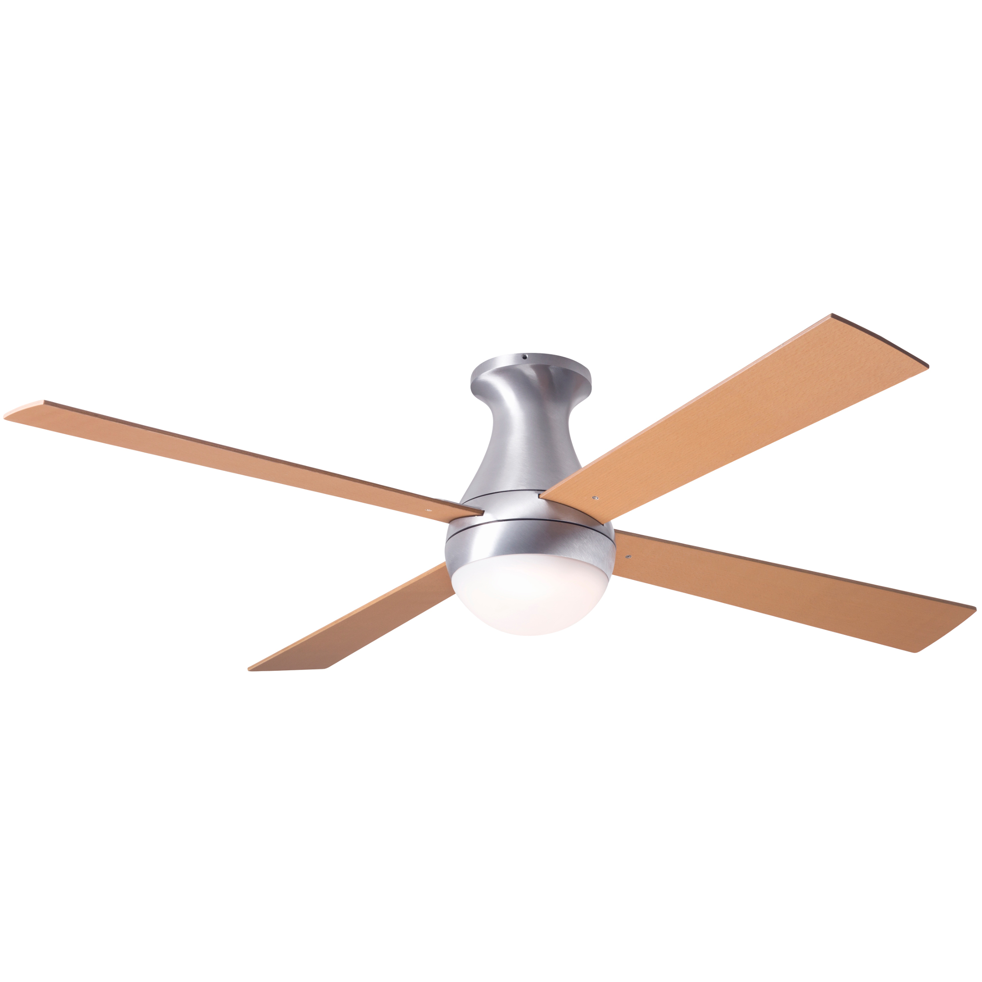 Ball Flush Ceiling Fan With Light By Modern Fan Co Bal Fm Ba