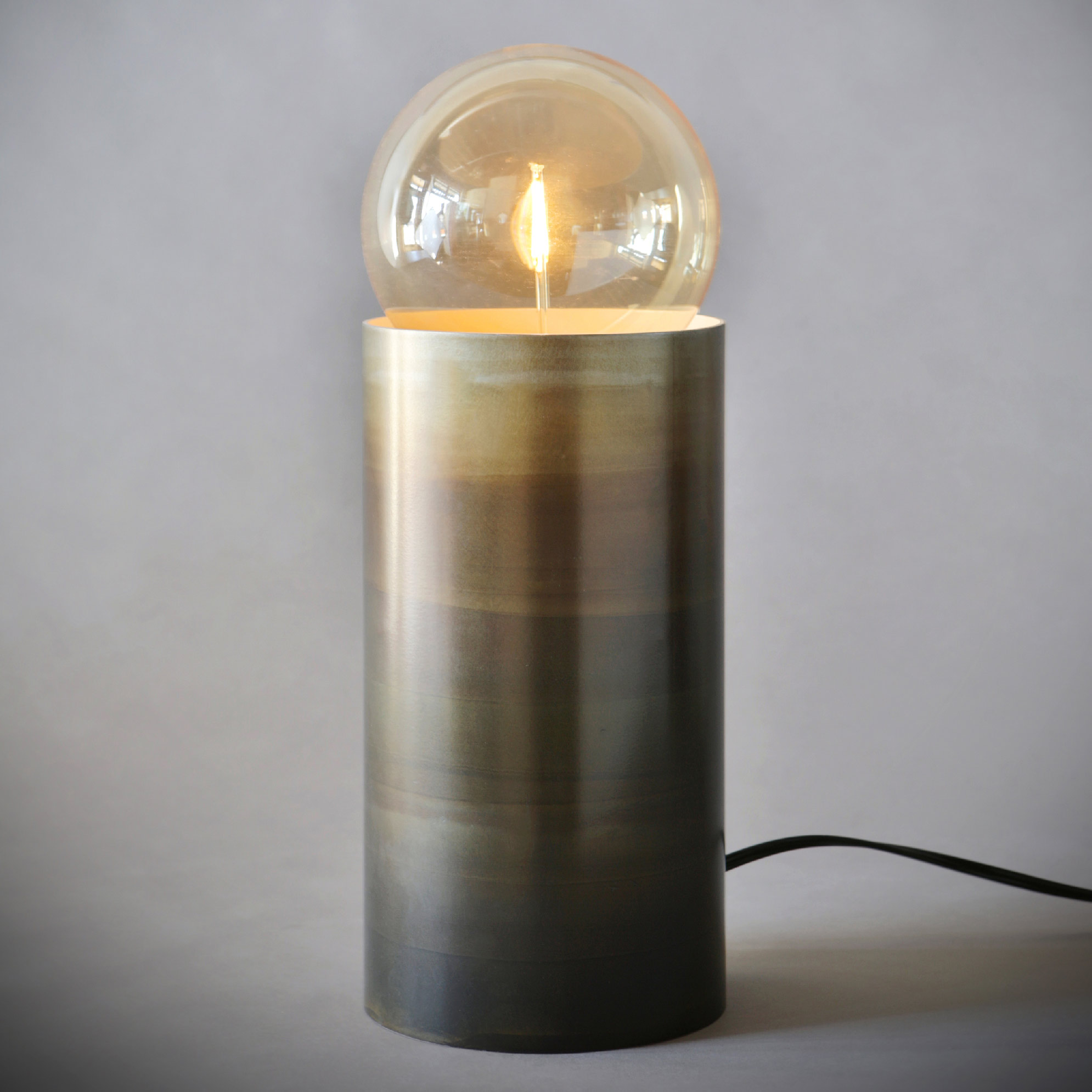 Tube Table Lamp by John Beck Steel 