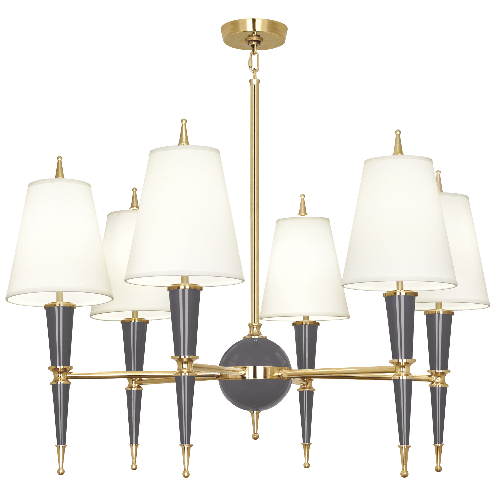Versailles Fabric Shade Chandelier by Jonathan Adler RAA904X JAD584627