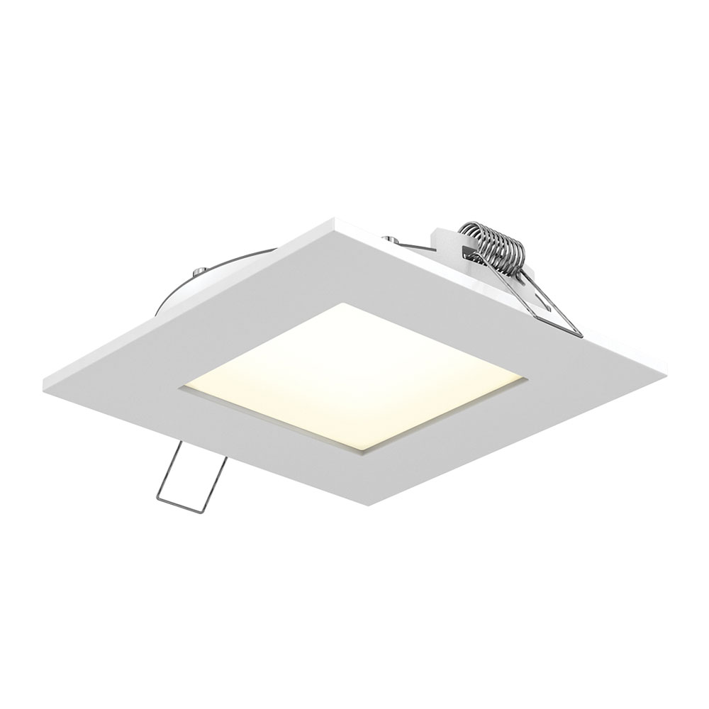 Pro Series 4 Inch Square Recessed Panel Light By Dals Lighting 7004 Sq Wh