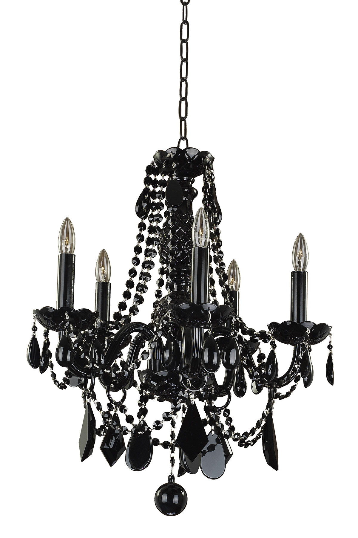 Black Tie 5 Light Chandelier By Glow Lighting 583jd5ljb 7j