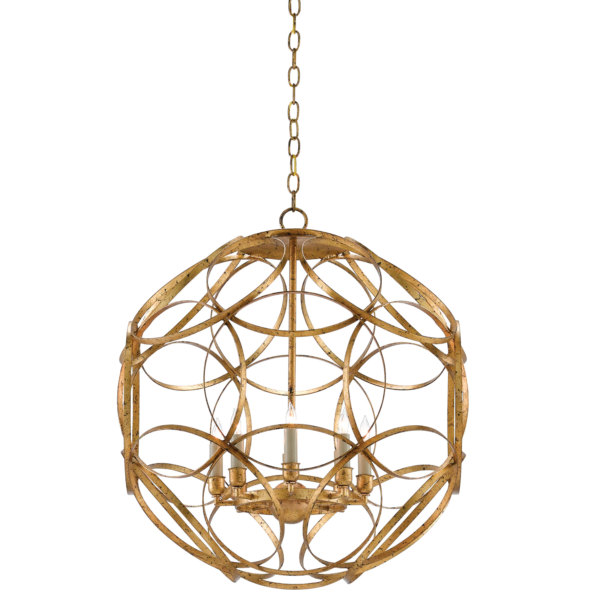 Rosine Orb Chandelier By Currey And Company 9000 0260 Cc Rosine Orb Chandelier By Currey And Company