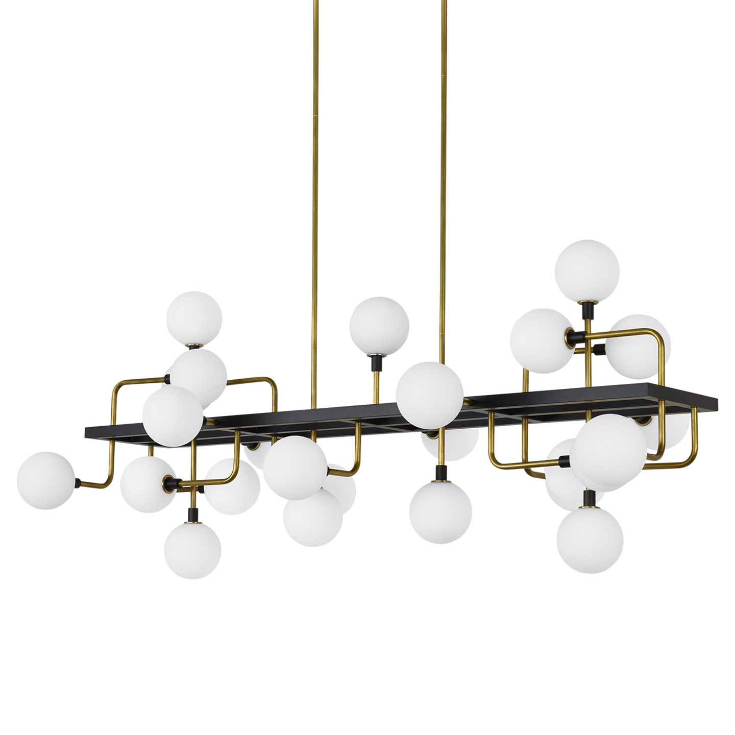 Viaggio Linear Suspension With Opal Glass By Tech Lighting 700lsvgoor