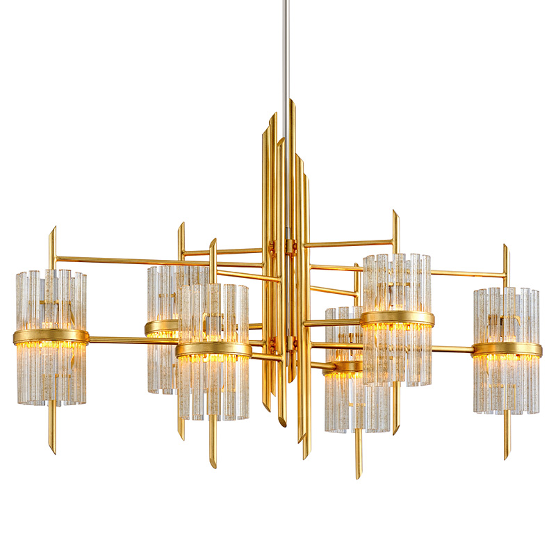 Symphony Linear Chandelier By Corbett Lighting 257 56 Symphony Linear Chandelier By Corbett Lighting