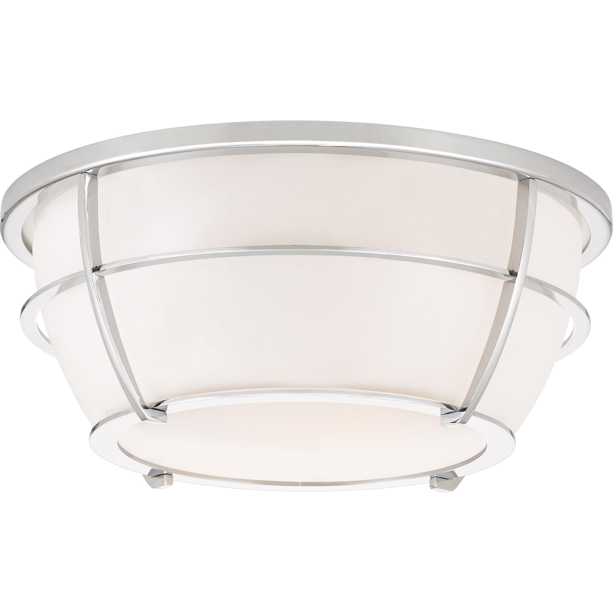 Signature Qf3412 Flush Mount Ceiling Light By Quoizel Qf3412c