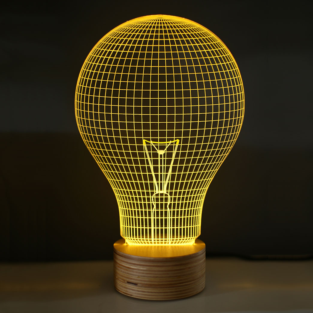Yellow Bulb Table Lamp By Studio Cheha Ch Ylwbulb