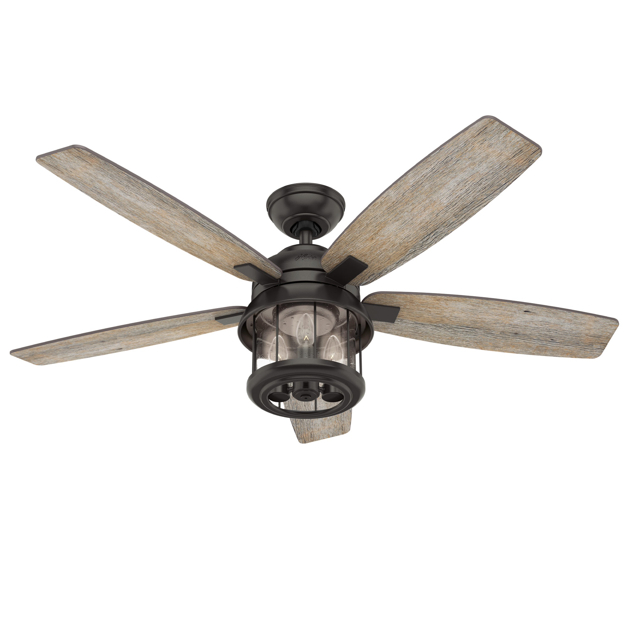 Coral Bay Indoor Outdoor Ceiling Fan With Light By Hunter Fan Hun 59420