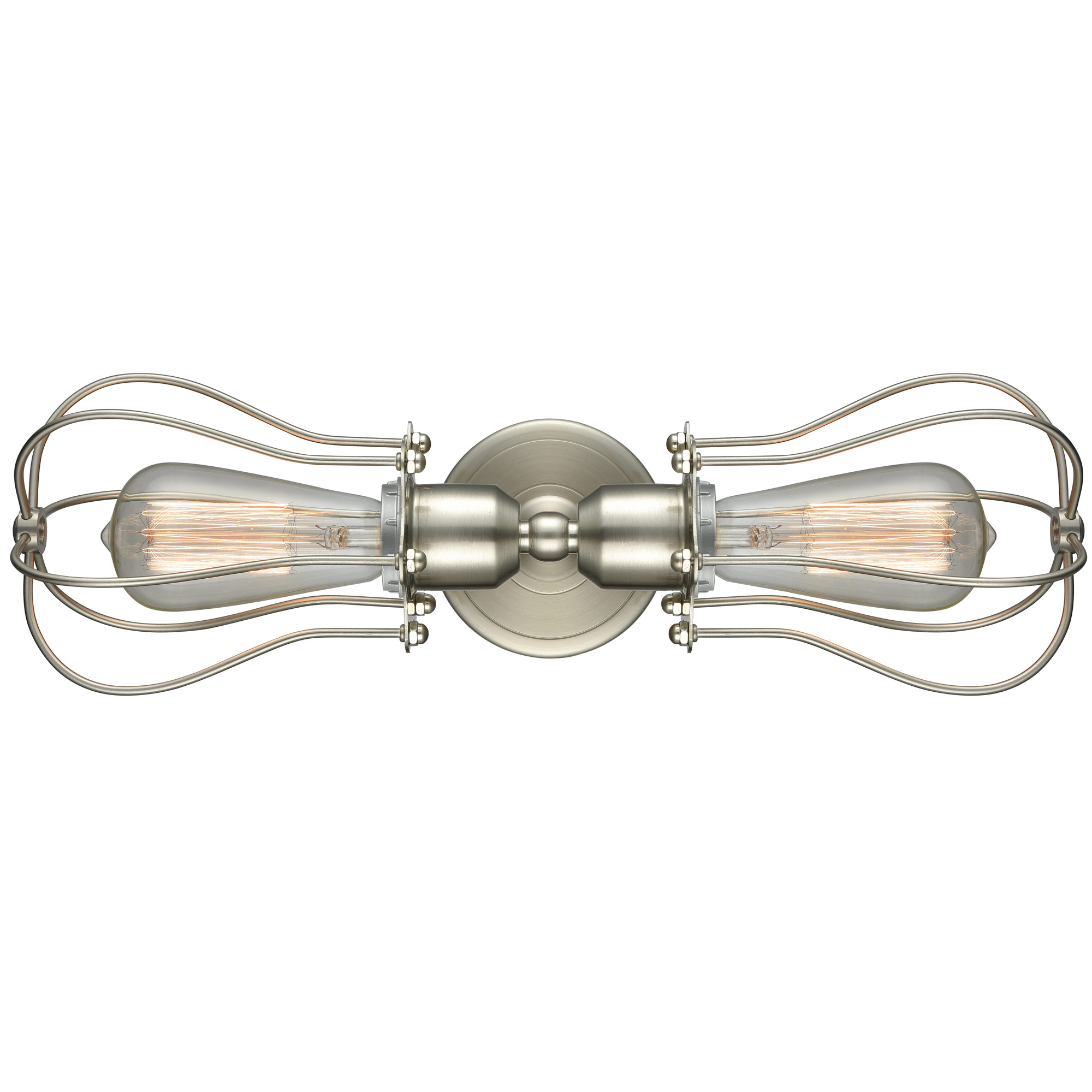 Muselet Cage Bathroom Vanity Light By Innovations Lighting 224 Sn Muselet Cage Bathroom Vanity Light By Innovations Lighting 224 Sn