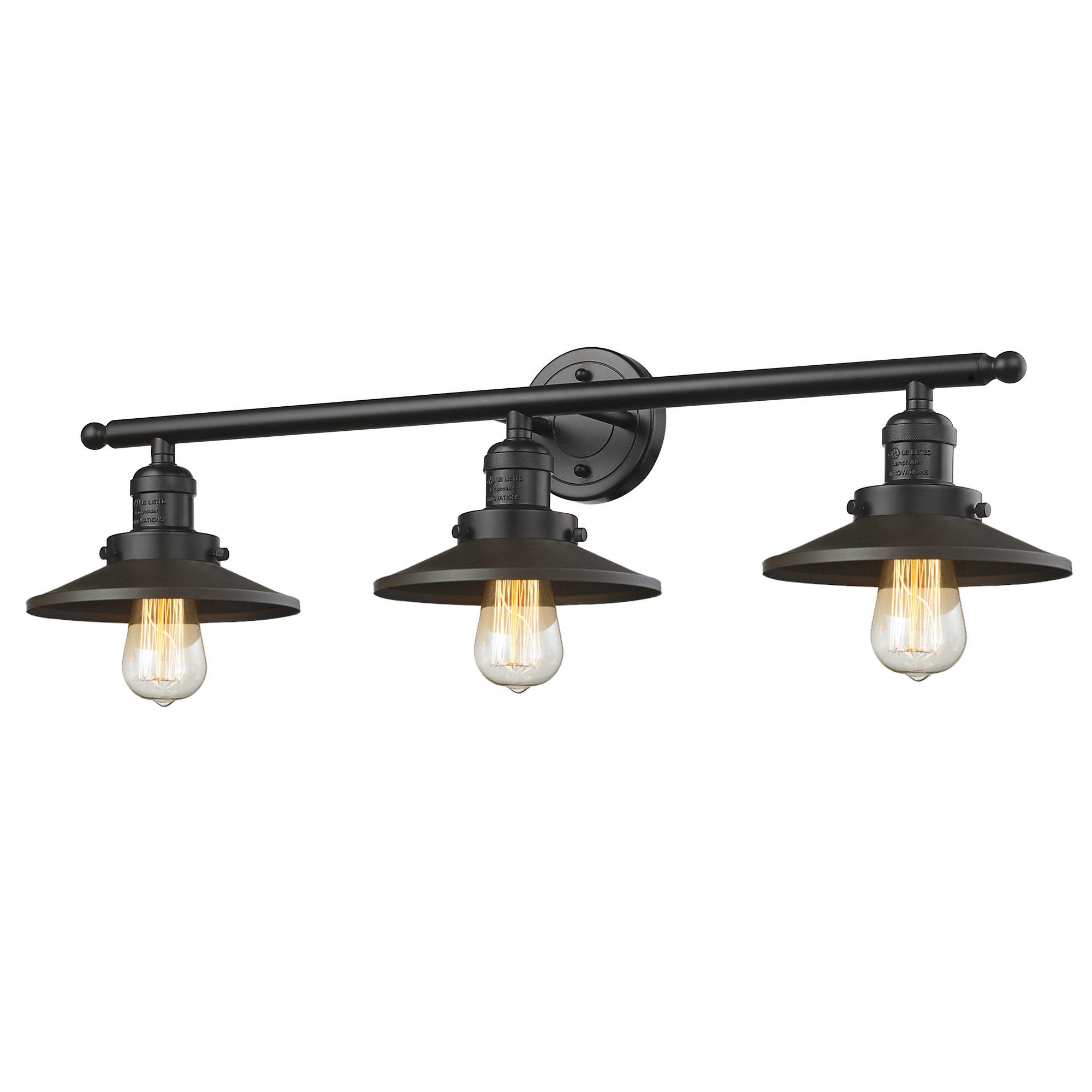 Railroad Bathroom 3 Light Vanity Light By Innovations Lighting 205