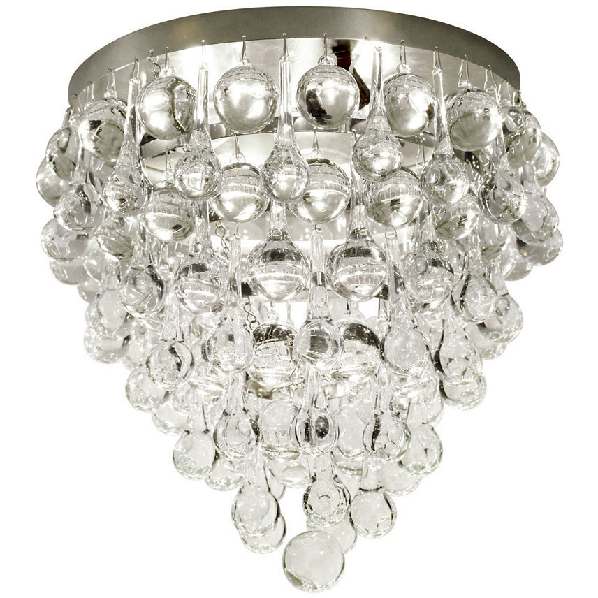 Borealis Ceiling Flush Mount By Stone Lighting Cl506crpncn4 Borealis Ceiling Flush Mount Image