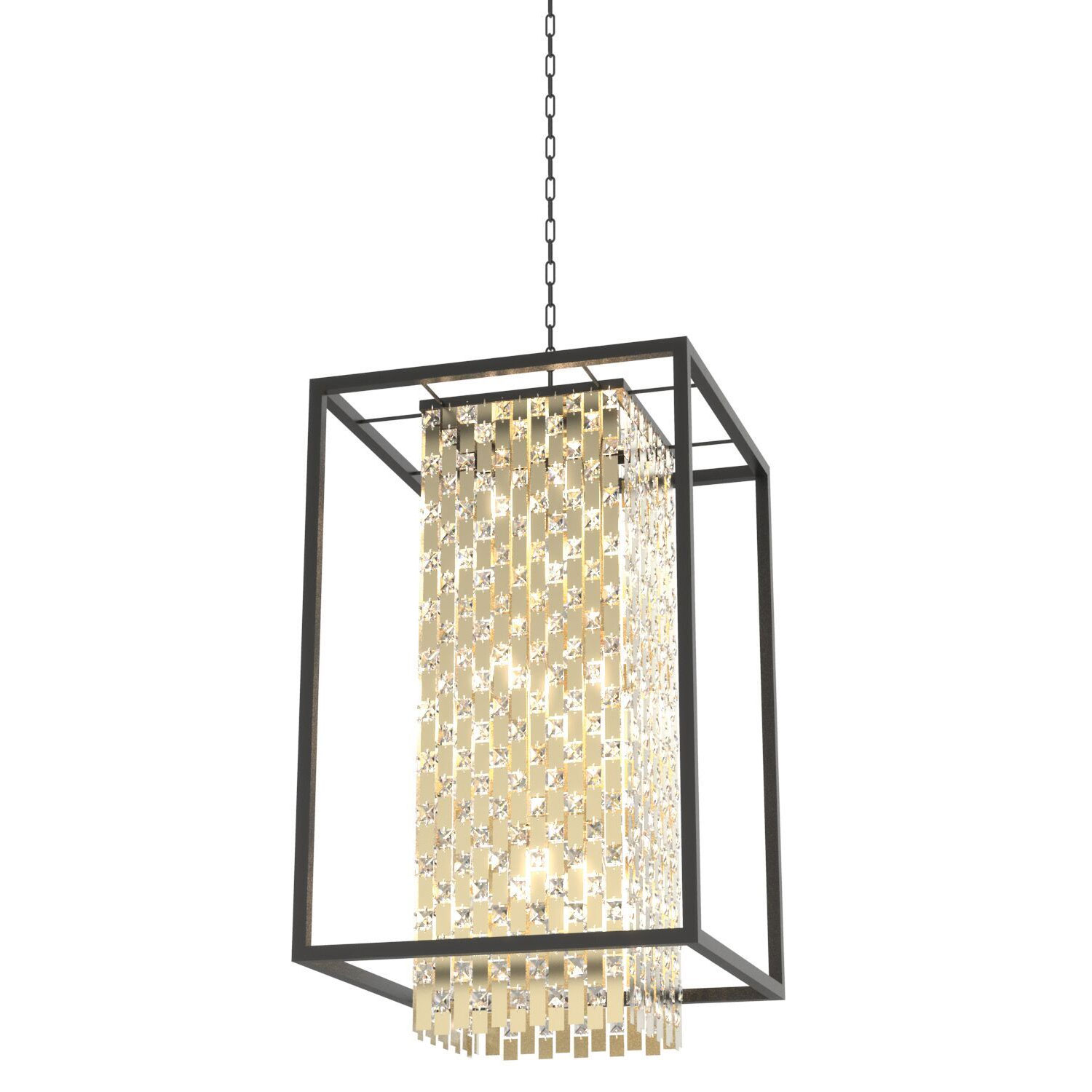 Amethyst Large Foyer Pendant By Dvi Lighting Dvp6310cpg Gr