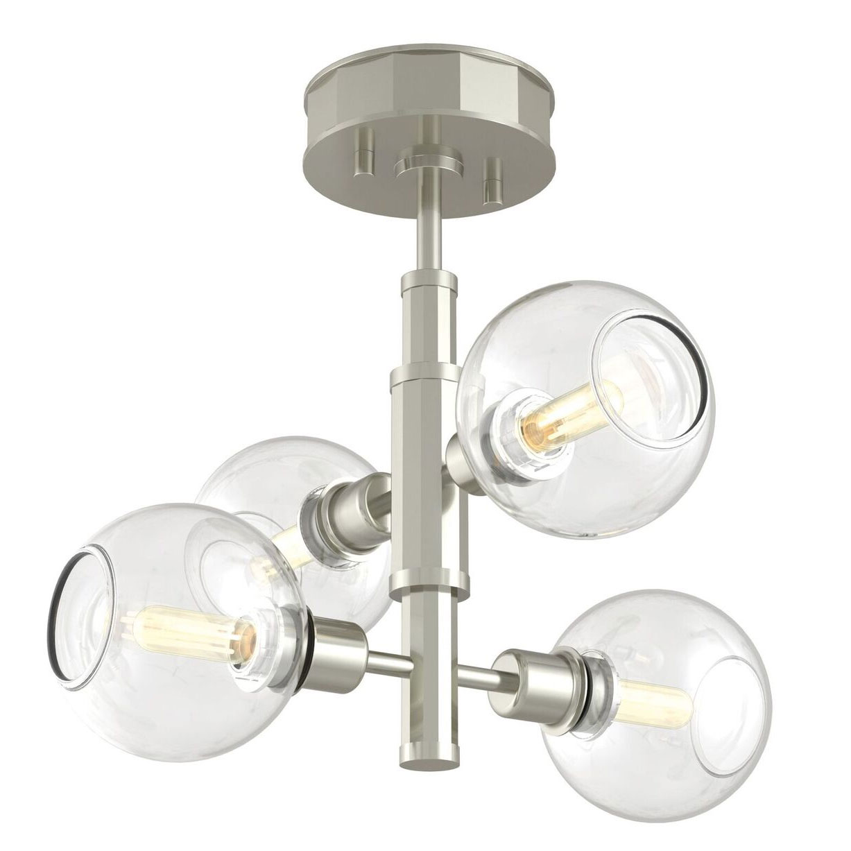 Ocean Drive Semi Flush Ceiling Light By Dvi Lighting Dvp20811sn Ch Cl Ocean Drive Semi Flush Ceiling Light By Dvi Lighting