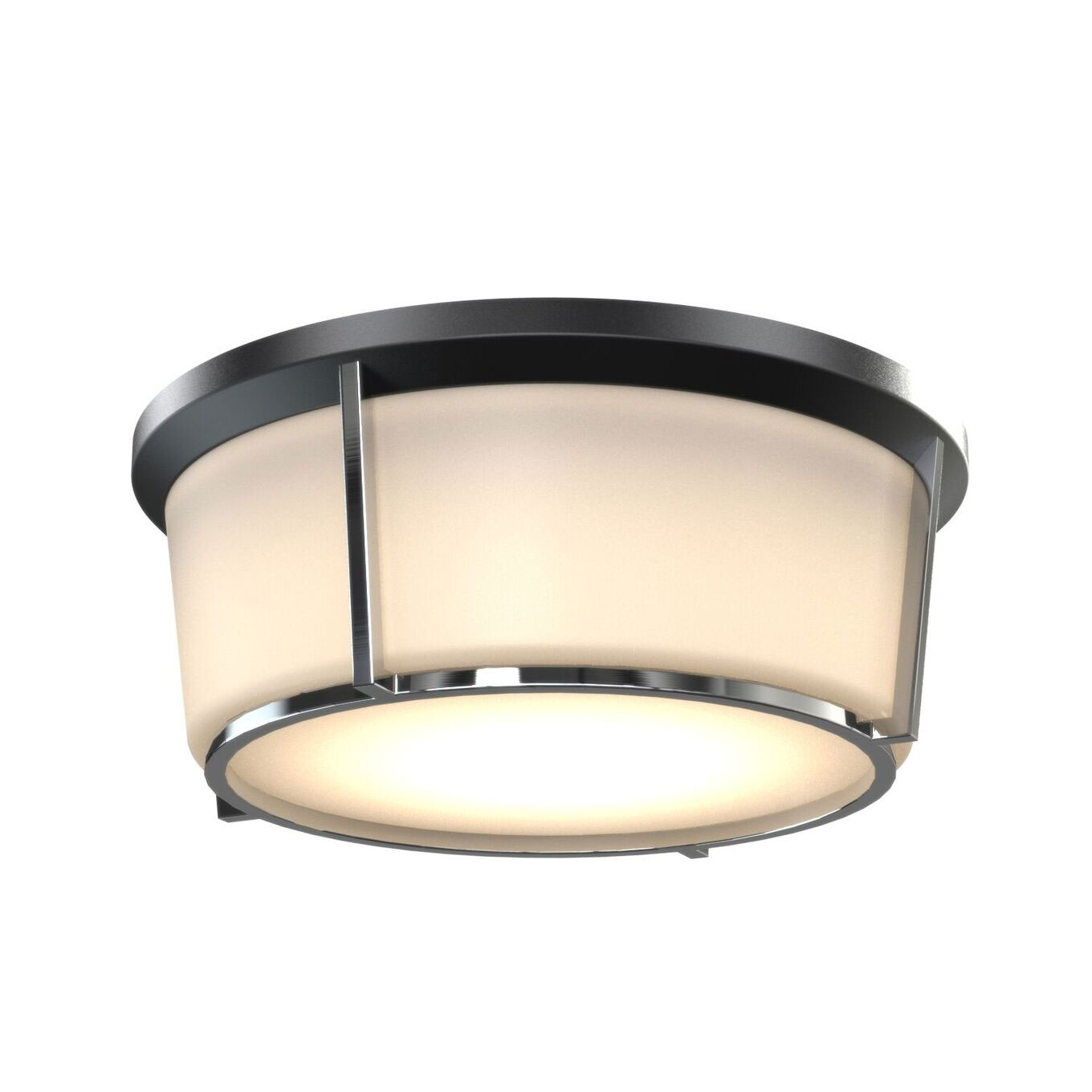 Jarvis Large Flush Mount Ceiling Light By Dvi Lighting Dvp21938bk Ch Op