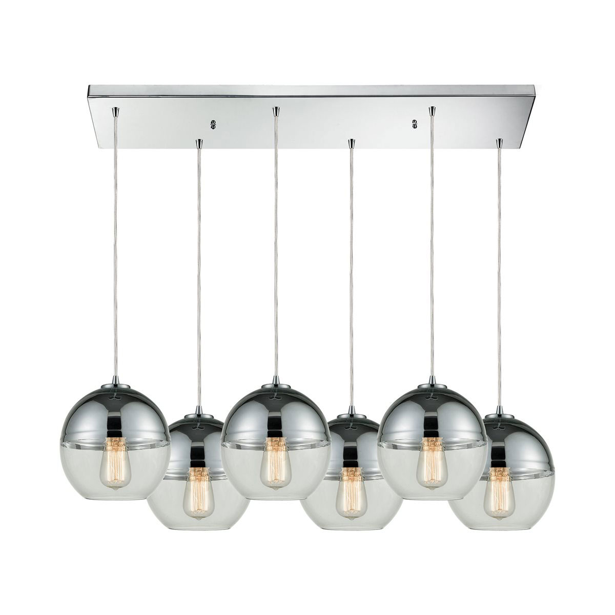 Revelo Multi Light Pendant By Elk Lighting 10492 6rc Revelo Multi Light Pendant By Elk Lighting