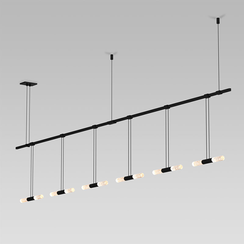 Suspenders Linear Pendant with Double Rods by SONNEMAN - A Way of Light |  S1U36K-MC06XXA2-RP13 | SON665912