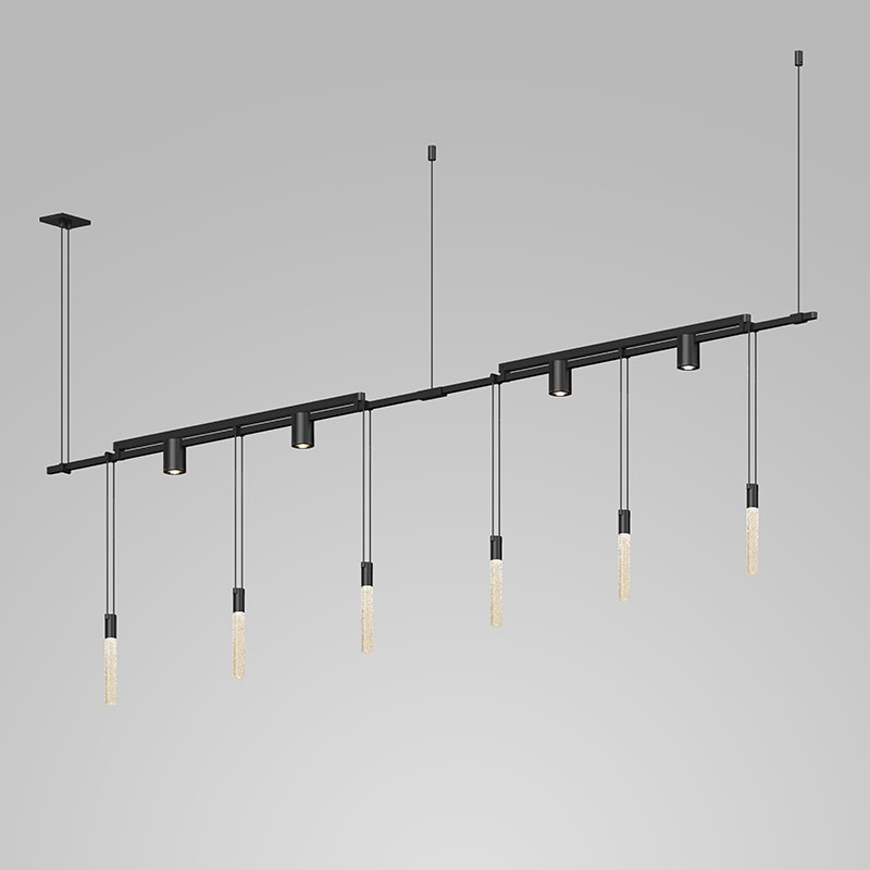 Suspenders Linear Pendant w Light Bar Rods and Cylinders by SONNEMAN A Way of Light SLS0164 SON665914