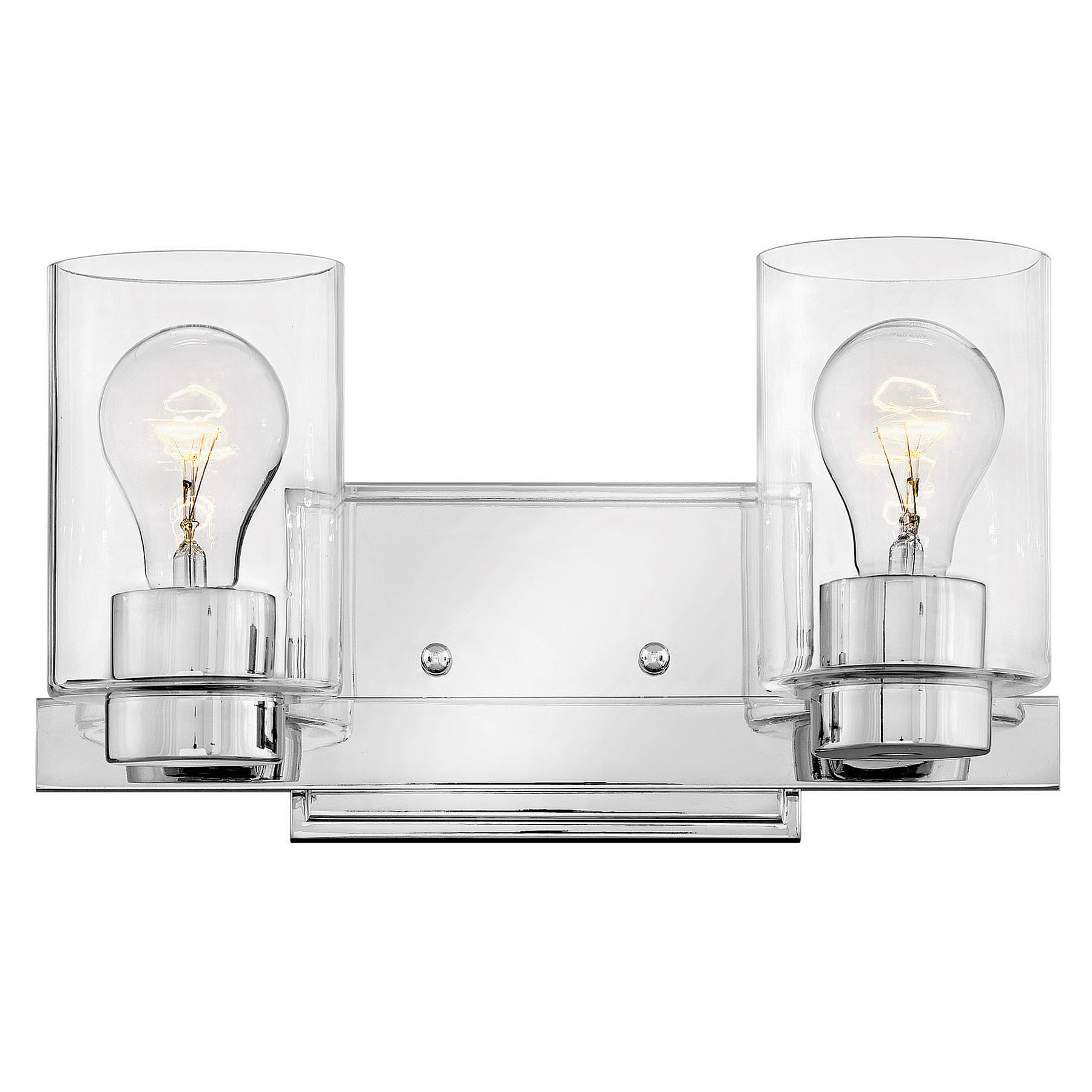 Miley Clear Glass Bathroom Vanity Light by Hinkley Lighting 5052CMCL