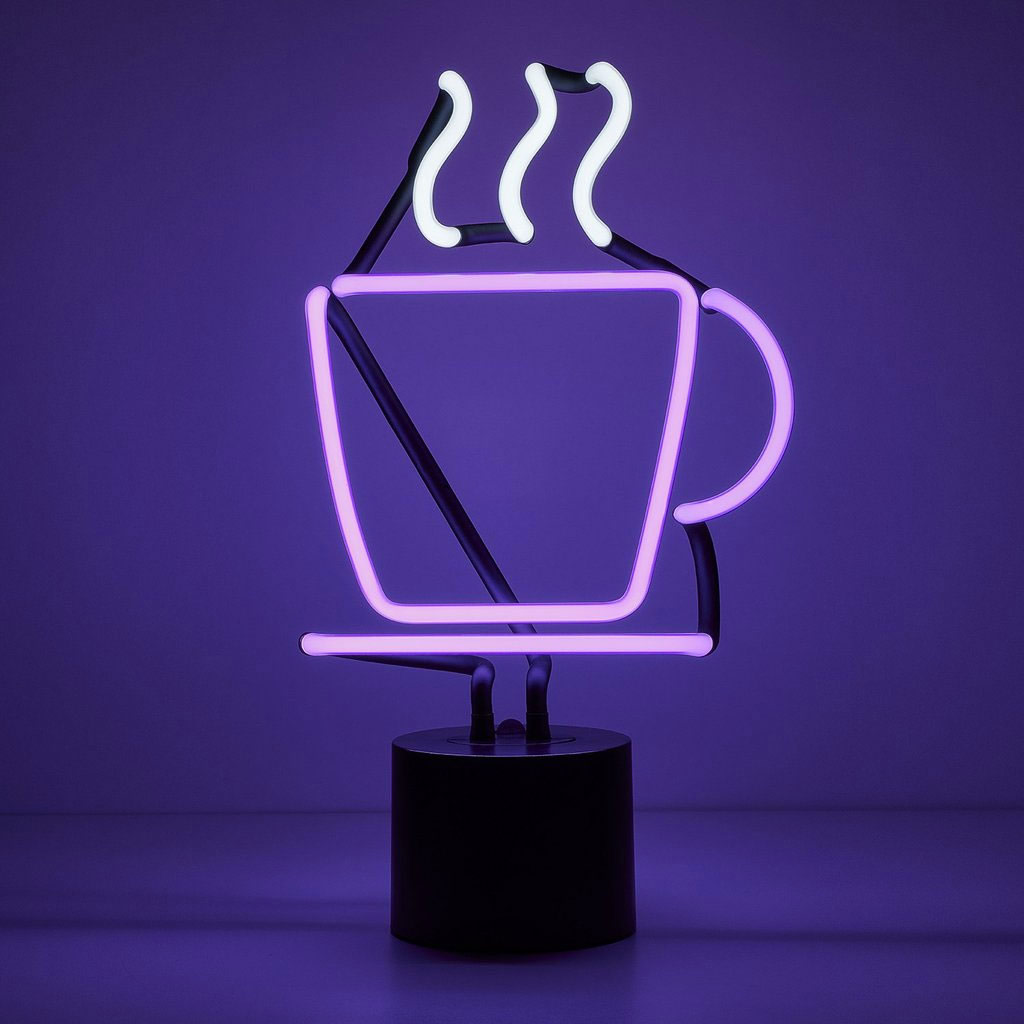 neon desk lamp