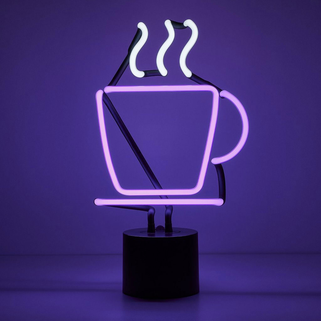 neon table lamp