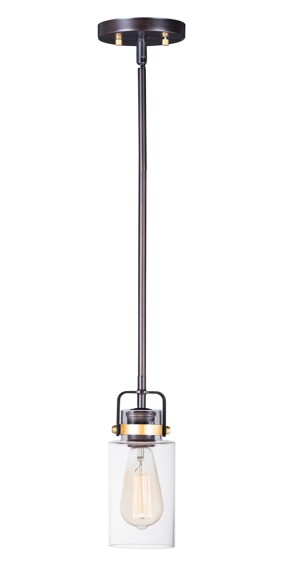 Magnolia Mini Pendant by Maxim Lighting 91070CLBZGLD MAX669983