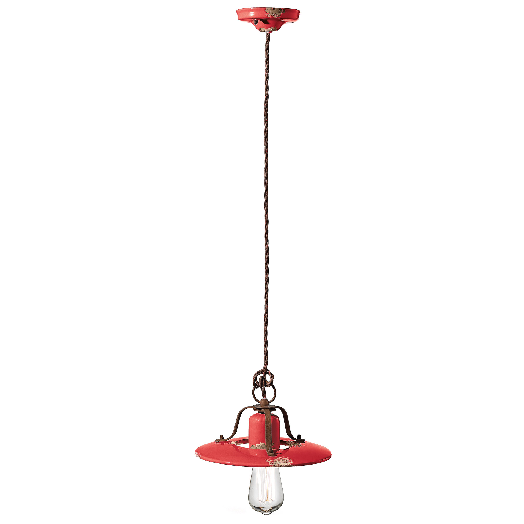 Country Pendant by Ferroluce | C1441-VT-RED