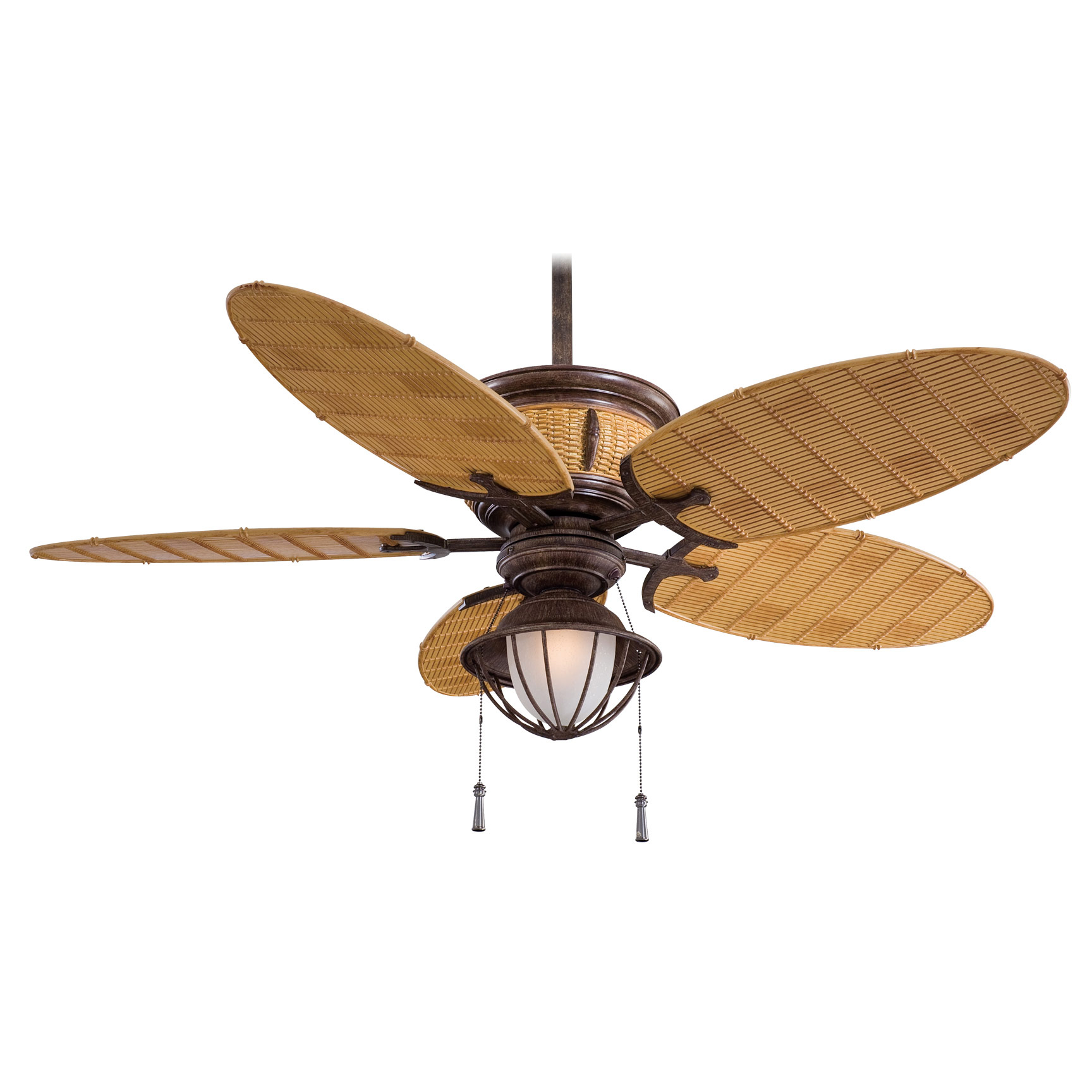 Shangri La Outdoor Ceiling Fan With Light By Minka Aire F580 Vr Bb