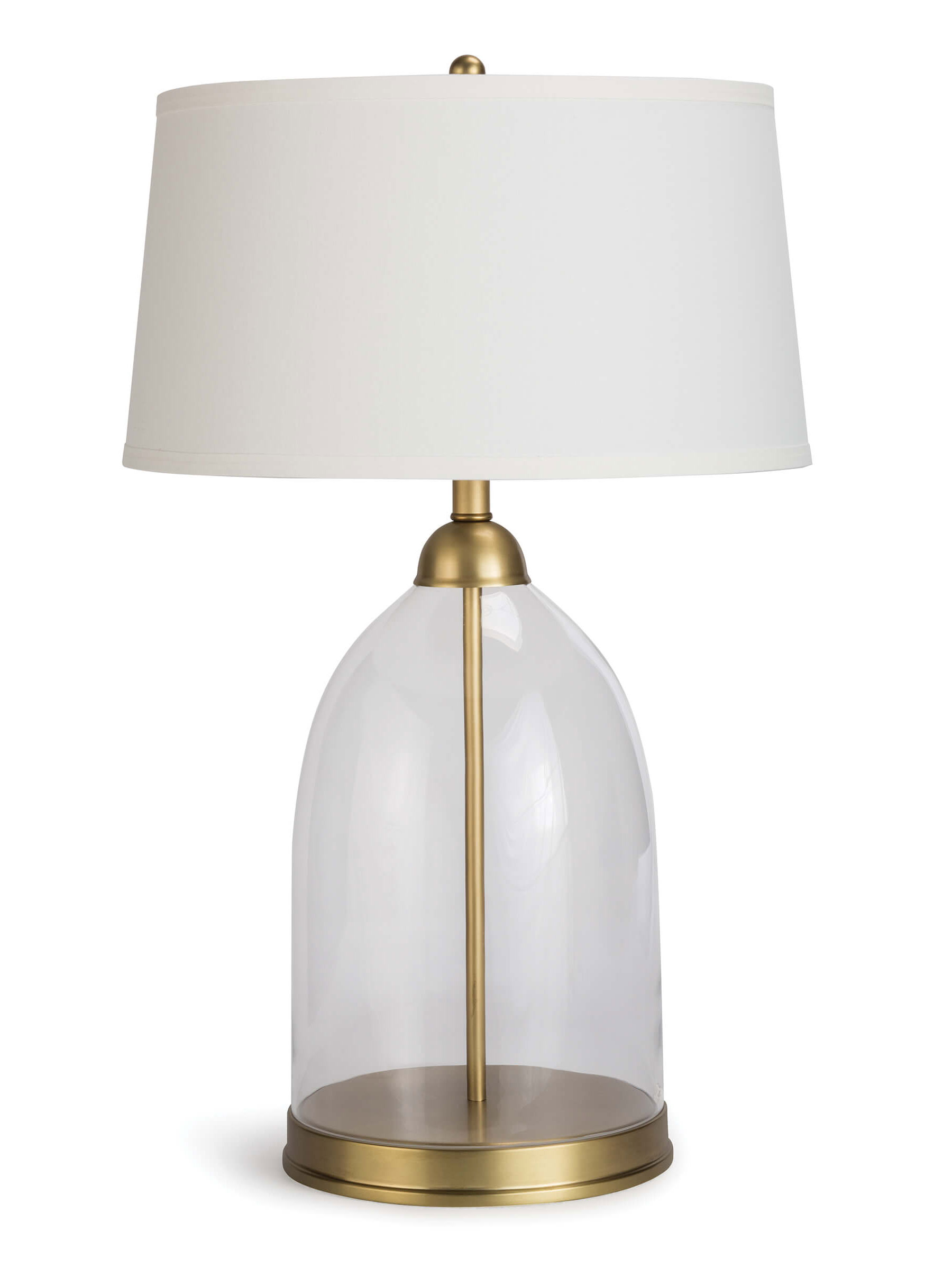 glass dome table lamp