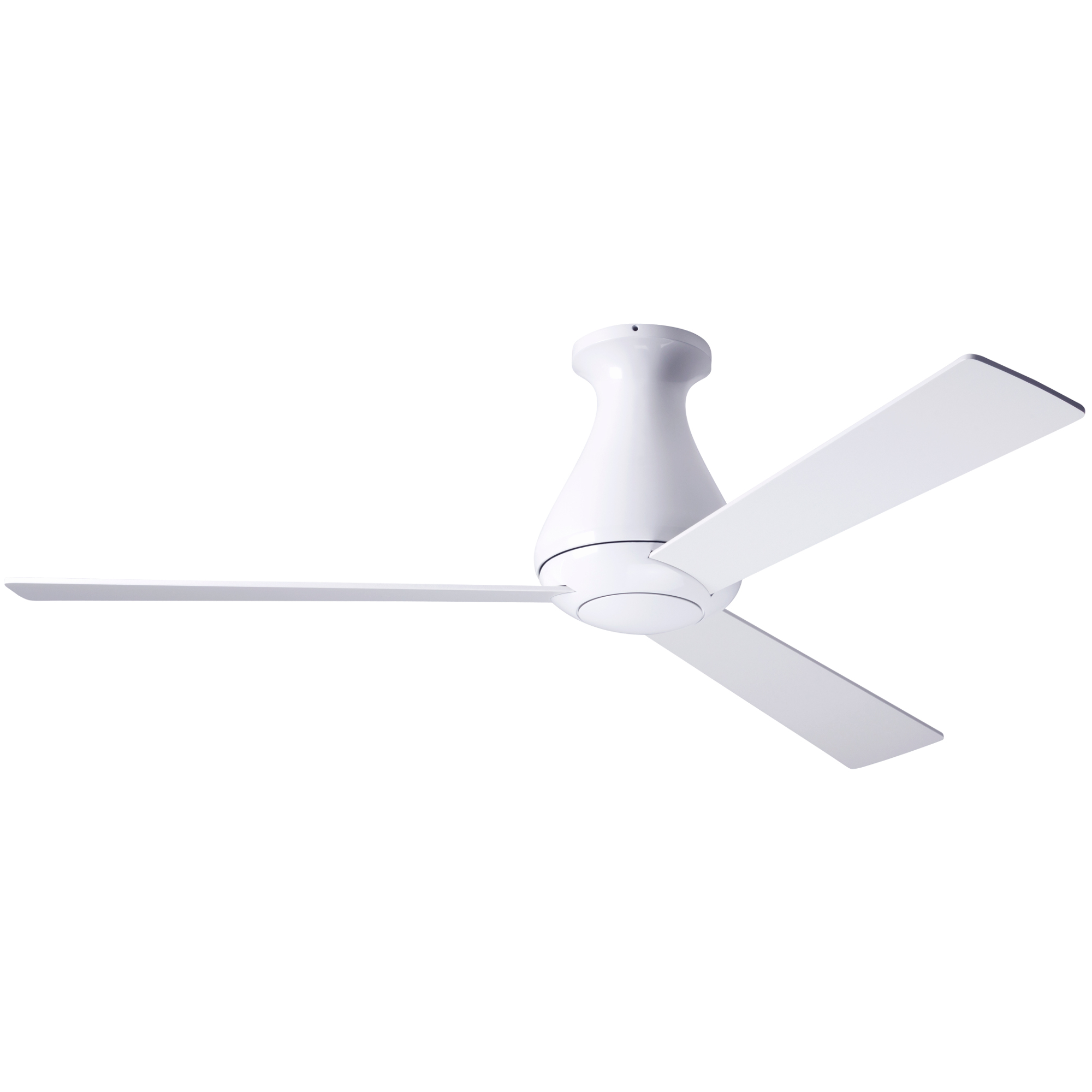 Modern white ceiling fan shop no light