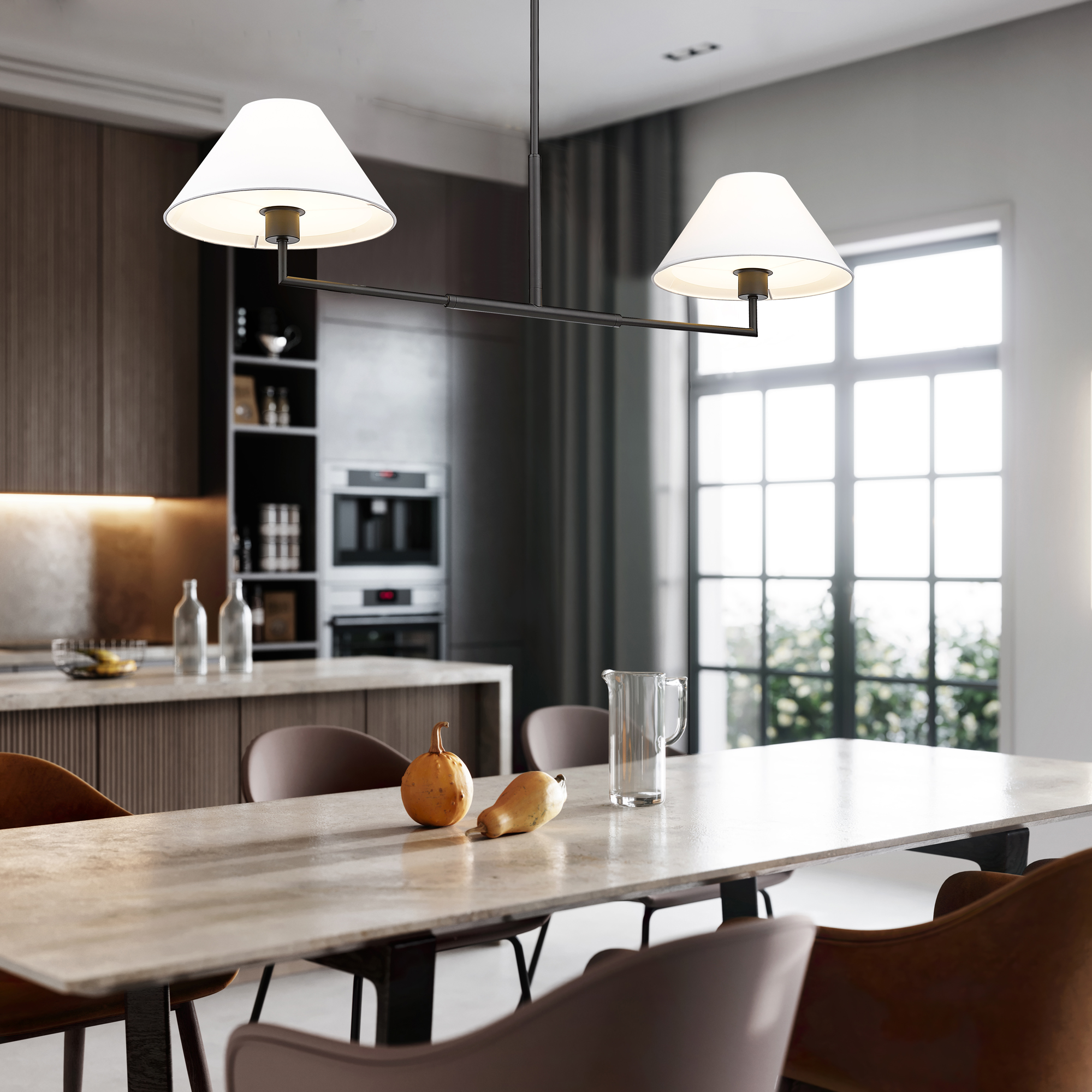 Leila Linear Chandelier by Z-Lite | 744-62L-MB | ZLT1298076