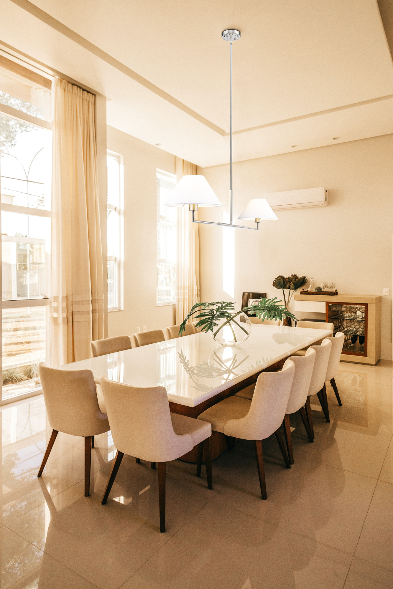 Leila Linear Chandelier by Z-Lite | 744-62L-MB | ZLT1298076
