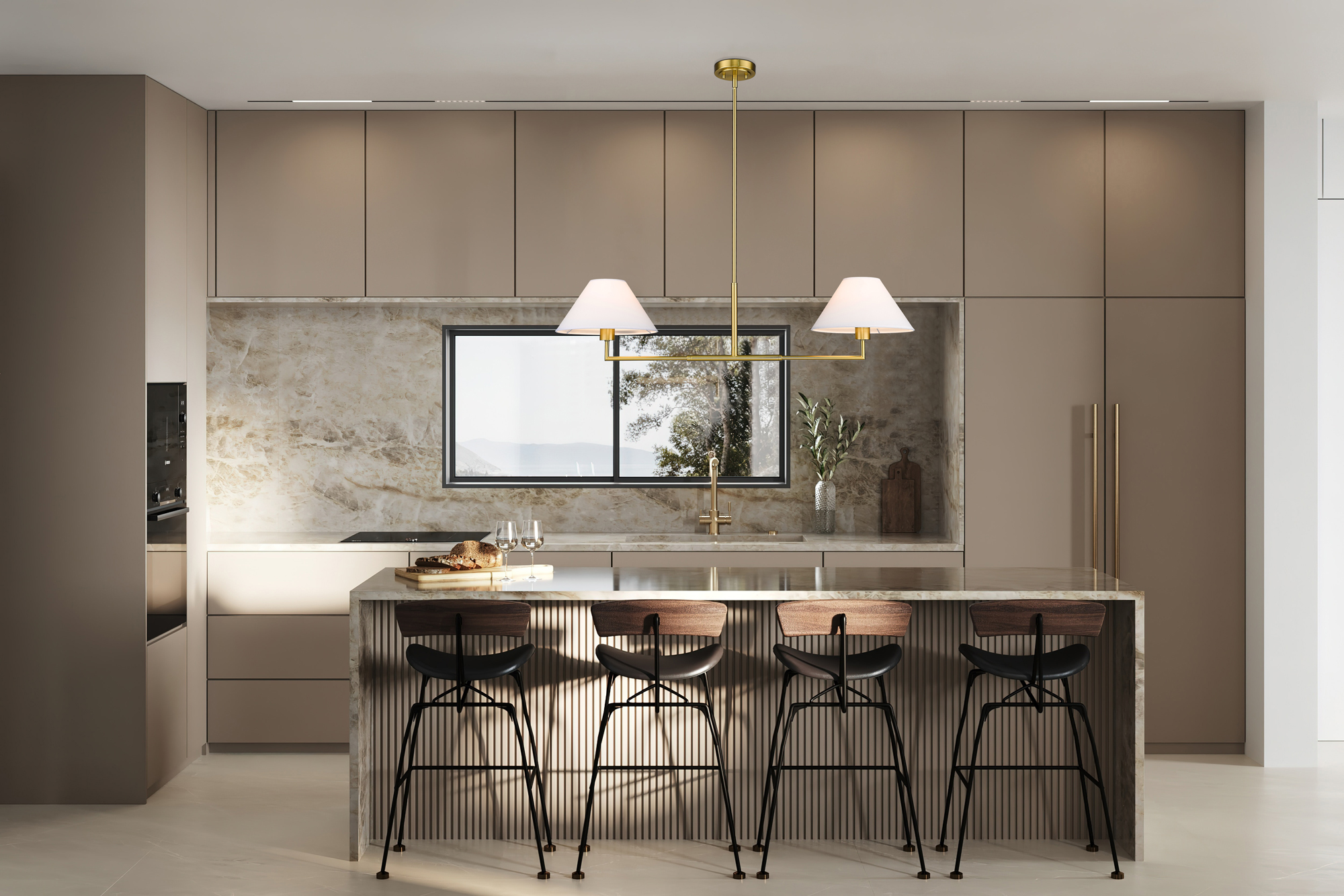 レビュー高評価の商品!の商品をすべて Leila Linear Chandelier by Z-Lite | 744-62L-MB | ZLT1298076 バッグ