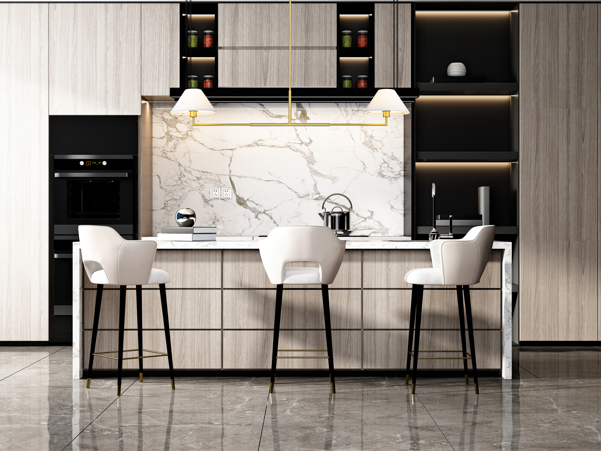 Leila Linear Chandelier by Z-Lite | 744-62L-MB | ZLT1298076